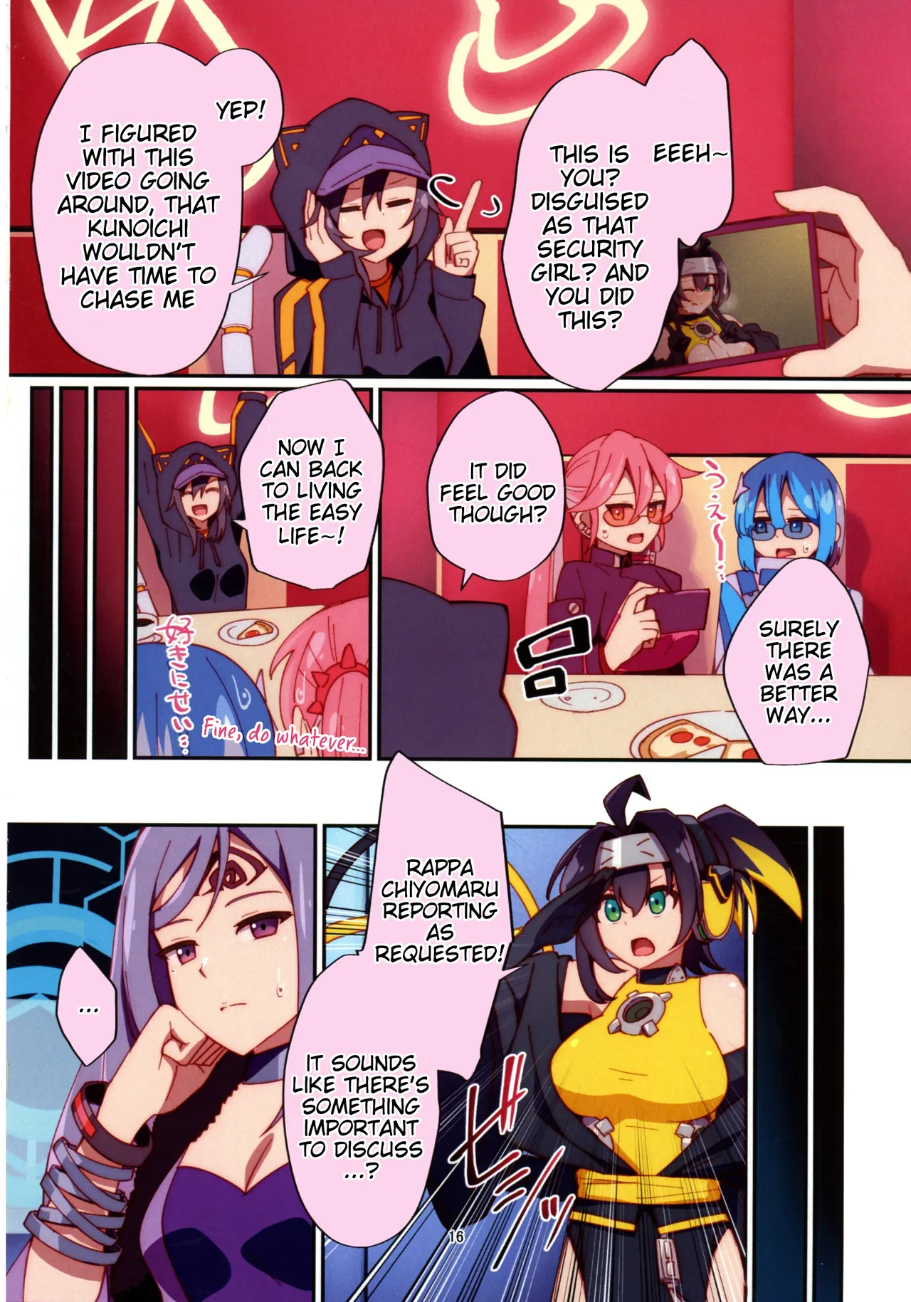 Kunoichi-chan ni Warui Uwasa o! page 15 featuring s p little knight yu-gi-oh parody - full color gloves hentai manga - read online free