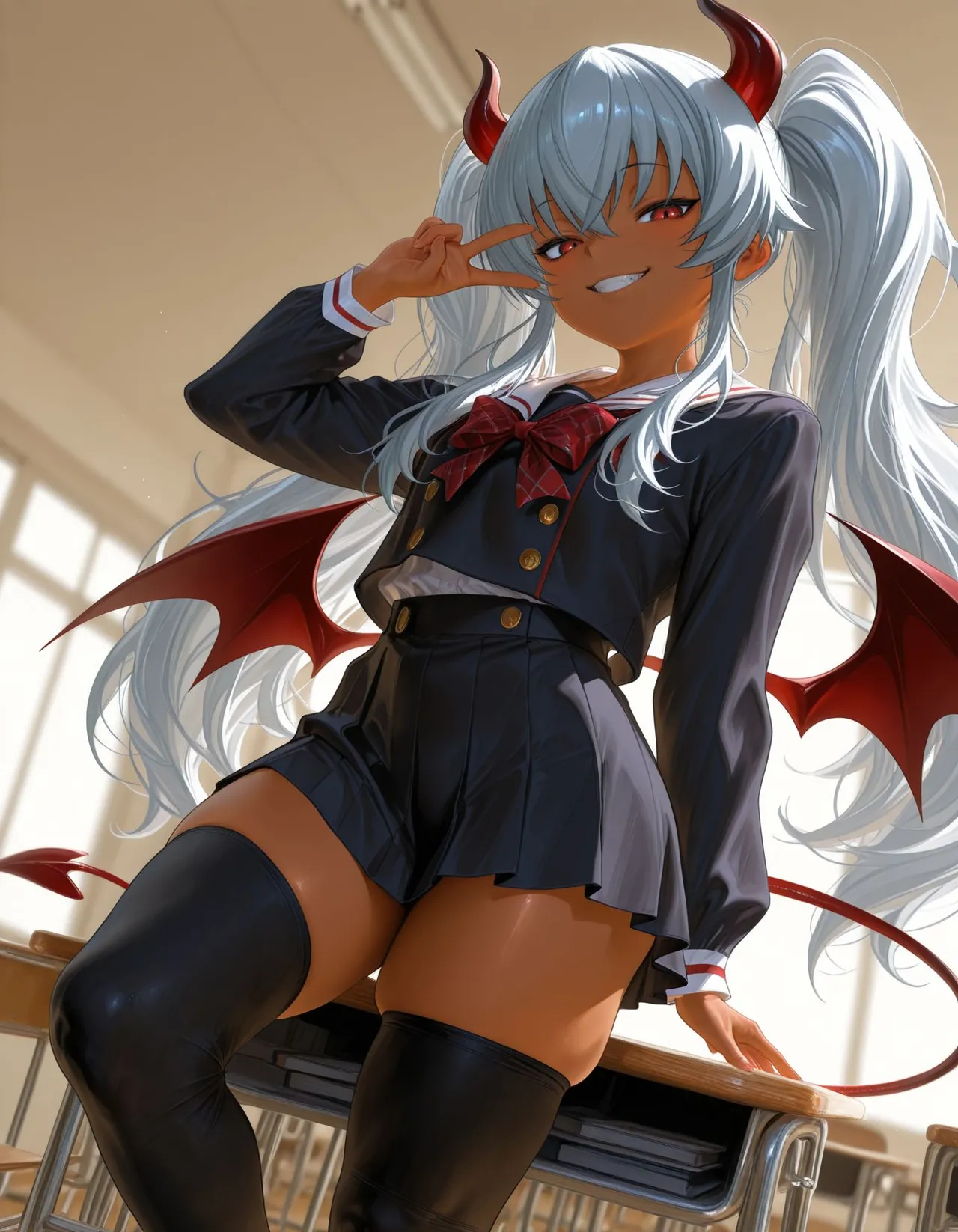 褐色#182 グリムアロエ grim aloe nsfw  褐色生活_DSL ai generated page 15 featuring grim aloe bomber girl parody - big penis uncensored hentai manga - read online free