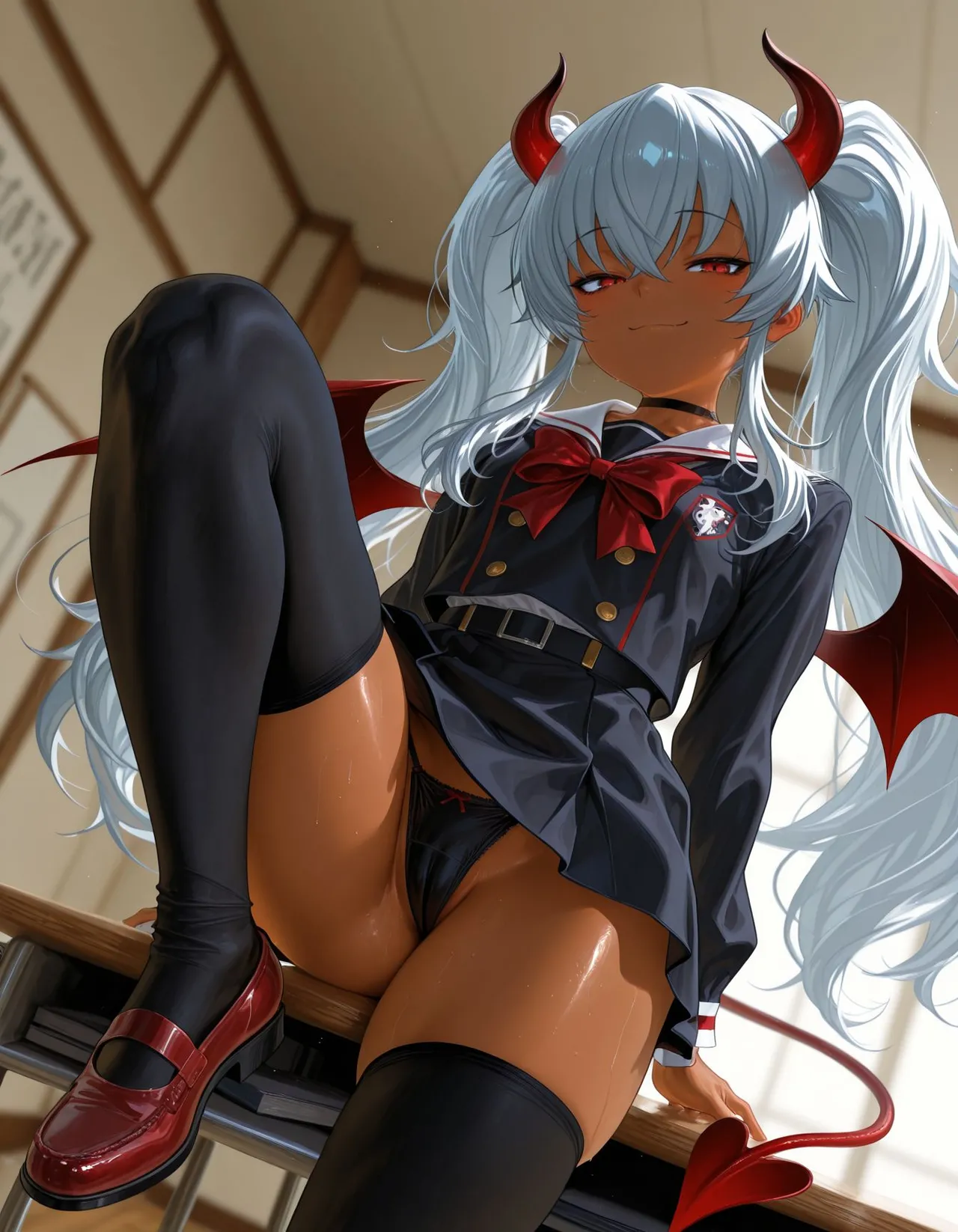 褐色#182 グリムアロエ grim aloe nsfw  褐色生活_DSL ai generated - Page 23