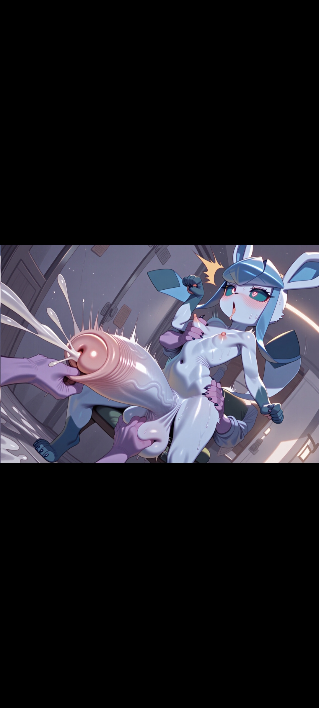 Glaceon k180 ai generated page 49 featuring glaceon pokemon parody - big penis uncensored hentai manga - read online free