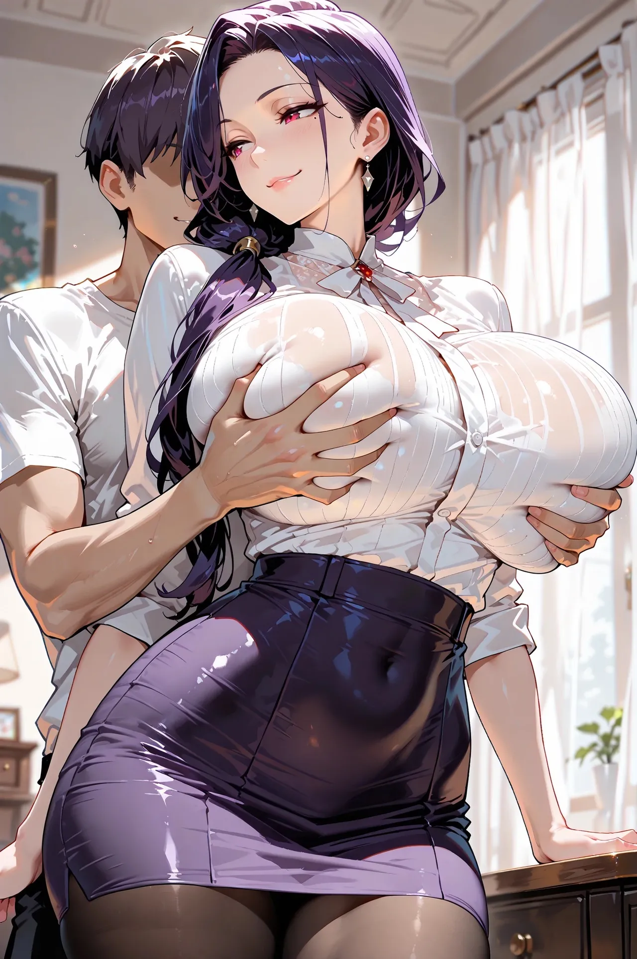 【SILVER】original milf , ice queen お姉さん ai generated - Page 57