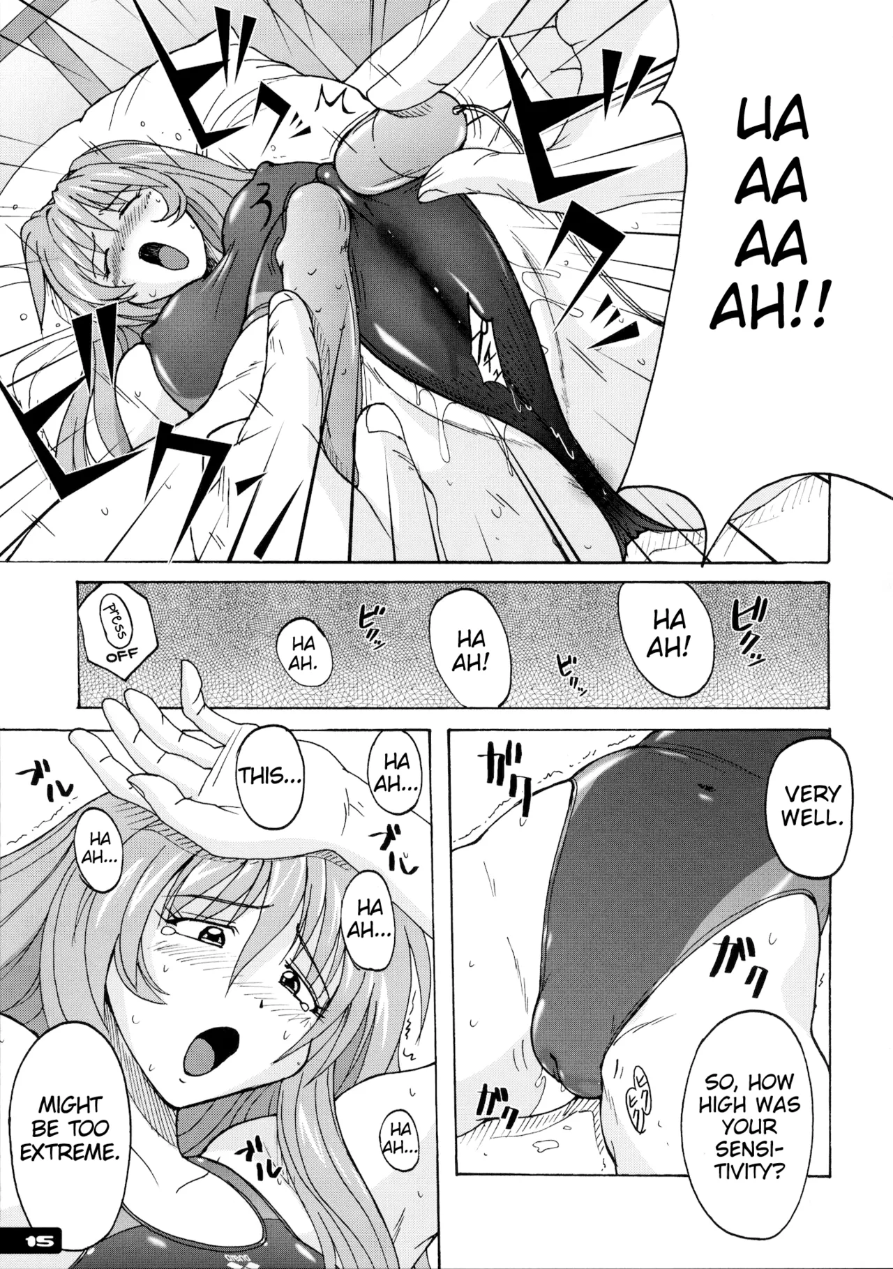 [Nyanko Batake (Murasaki Nyaa)] Pitapita Kyouei Mizugi - for Competition swimsuit fetist & high cut bottoms fleaks 1-3 Soushuuhen [English] [MrBubbles] [Incomplete] - Page 14