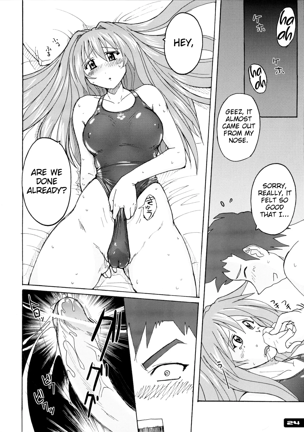 [Nyanko Batake (Murasaki Nyaa)] Pitapita Kyouei Mizugi - for Competition swimsuit fetist & high cut bottoms fleaks 1-3 Soushuuhen [English] [MrBubbles] [Incomplete] page 23 original parody - swimsuit sex toys hentai manga - read online free