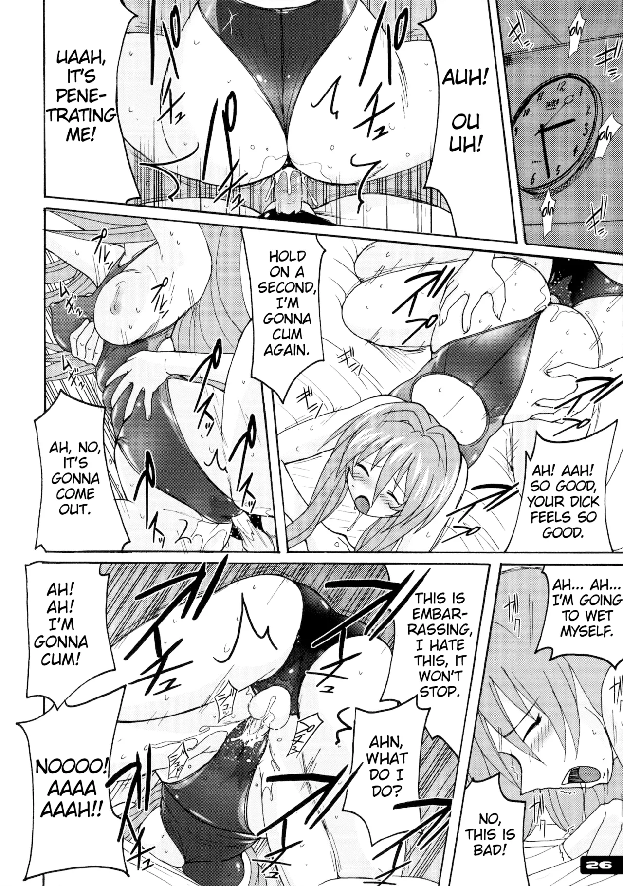 [Nyanko Batake (Murasaki Nyaa)] Pitapita Kyouei Mizugi - for Competition swimsuit fetist & high cut bottoms fleaks 1-3 Soushuuhen [English] [MrBubbles] [Incomplete] page 25 original parody - swimsuit blowjob hentai manga - read online free