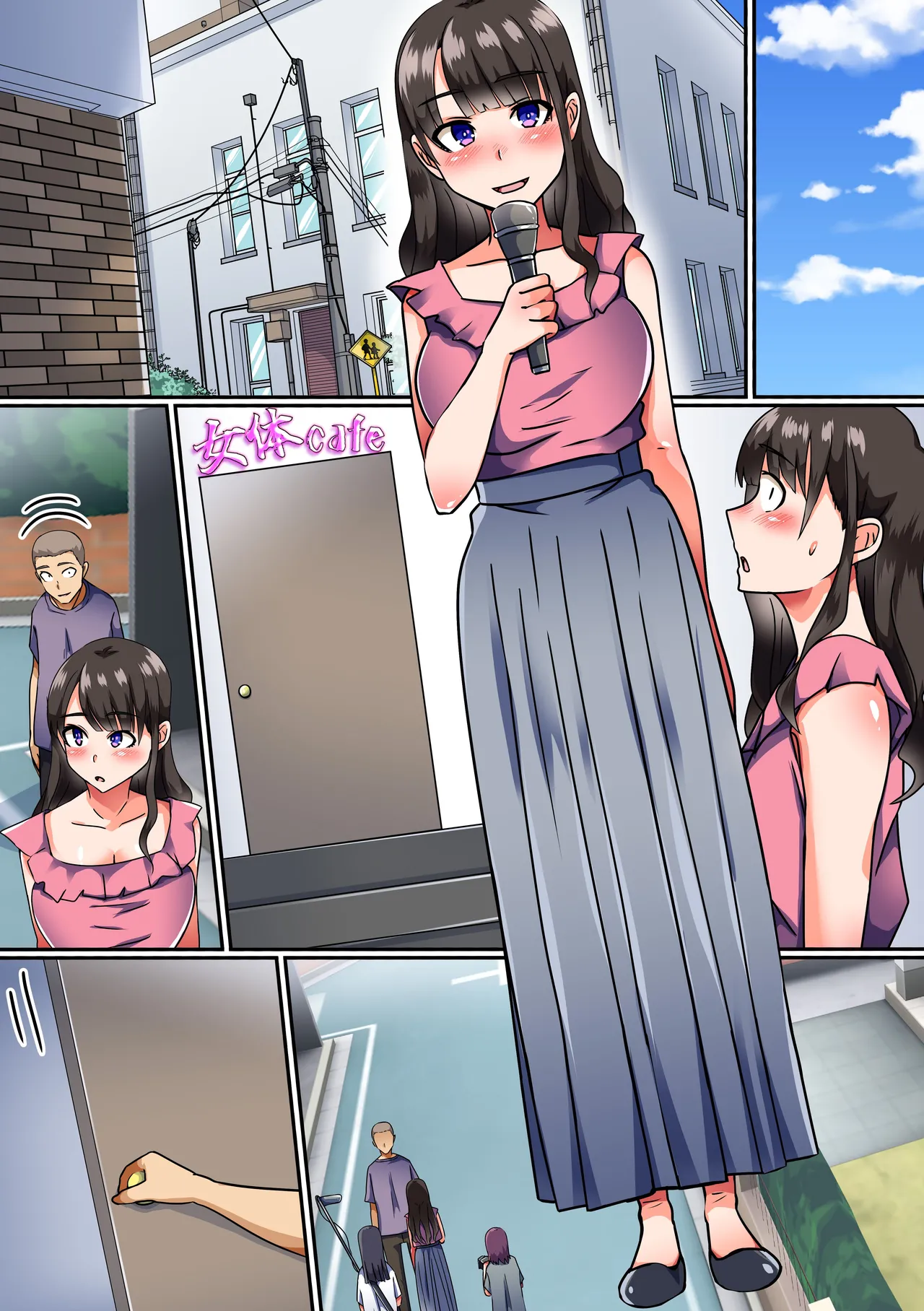 [NCP] Jikan-tai Teishi Cafe 〜 Ugokenaku natta Onaho-douzen no Kyonyuu Shojo-tachi o koki sute Makureru Nyotai Cafe e Youkoso! page 28 original parody - big breasts time stop hentai manga - read online free