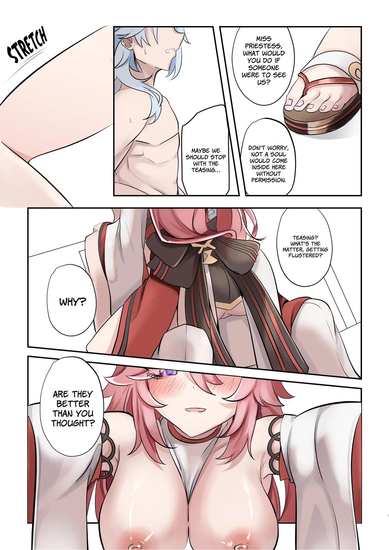 Douryuu | Same Style page 10 featuring yae miko genshin impact parody - big breasts uncensored hentai manga - read online free