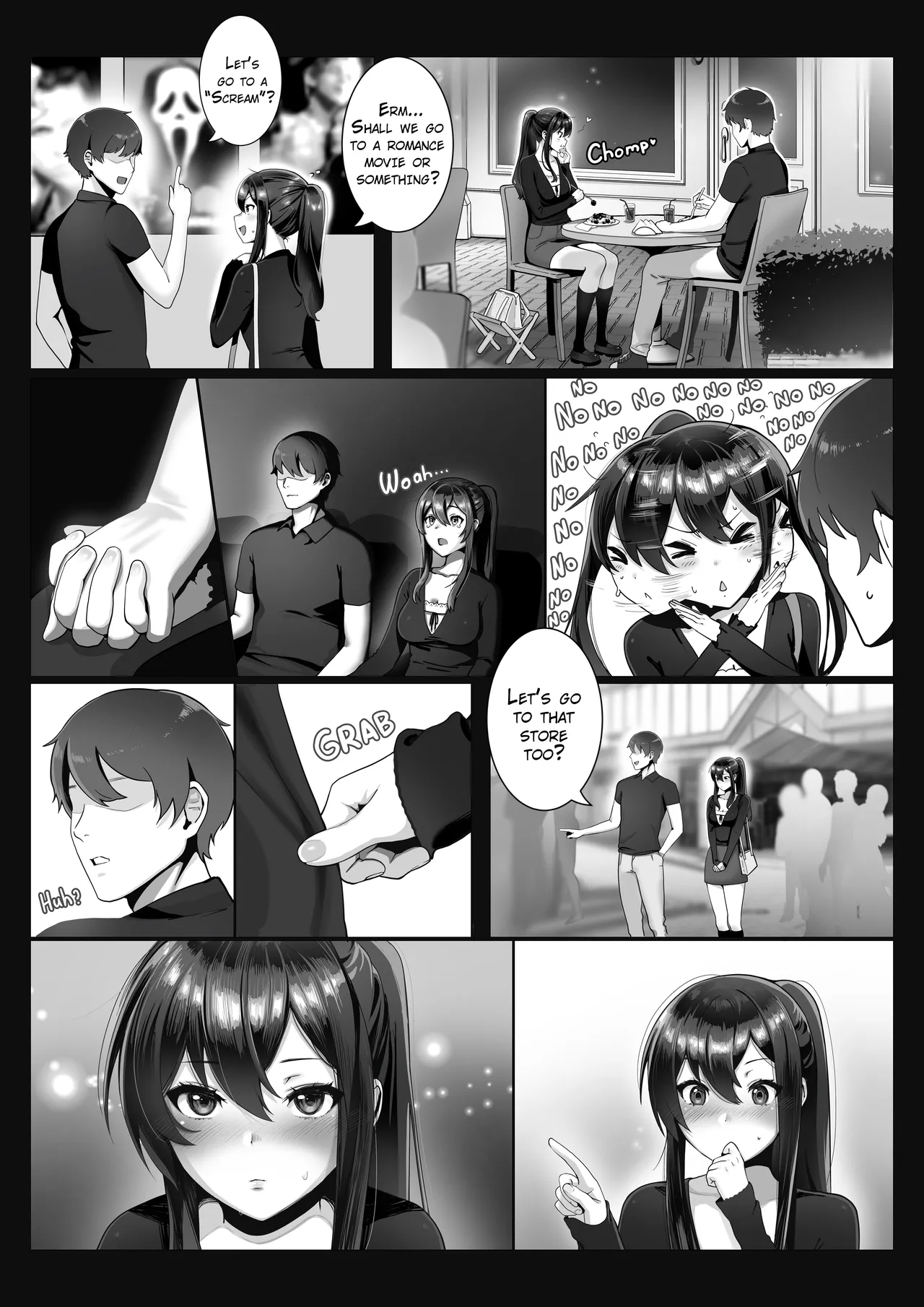 Nanami-chan can’t resist after a date! Cafe, Cinema, Love hotel~ - Page 3