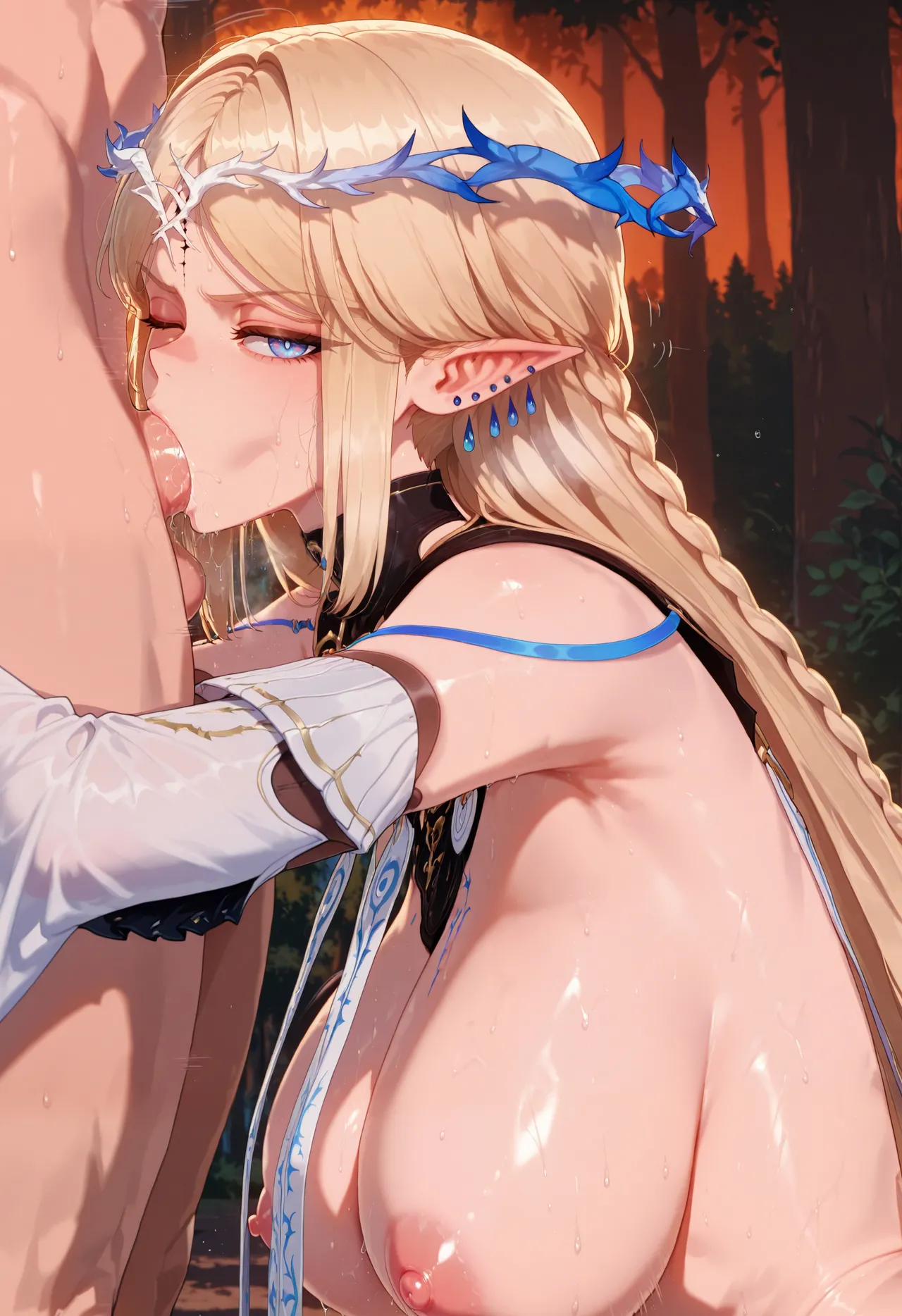 Fleurdelys / Cartethyia arzagod ai generated page 45 featuring fleurdelys wuthering waves parody - big penis uncensored hentai manga - read online free