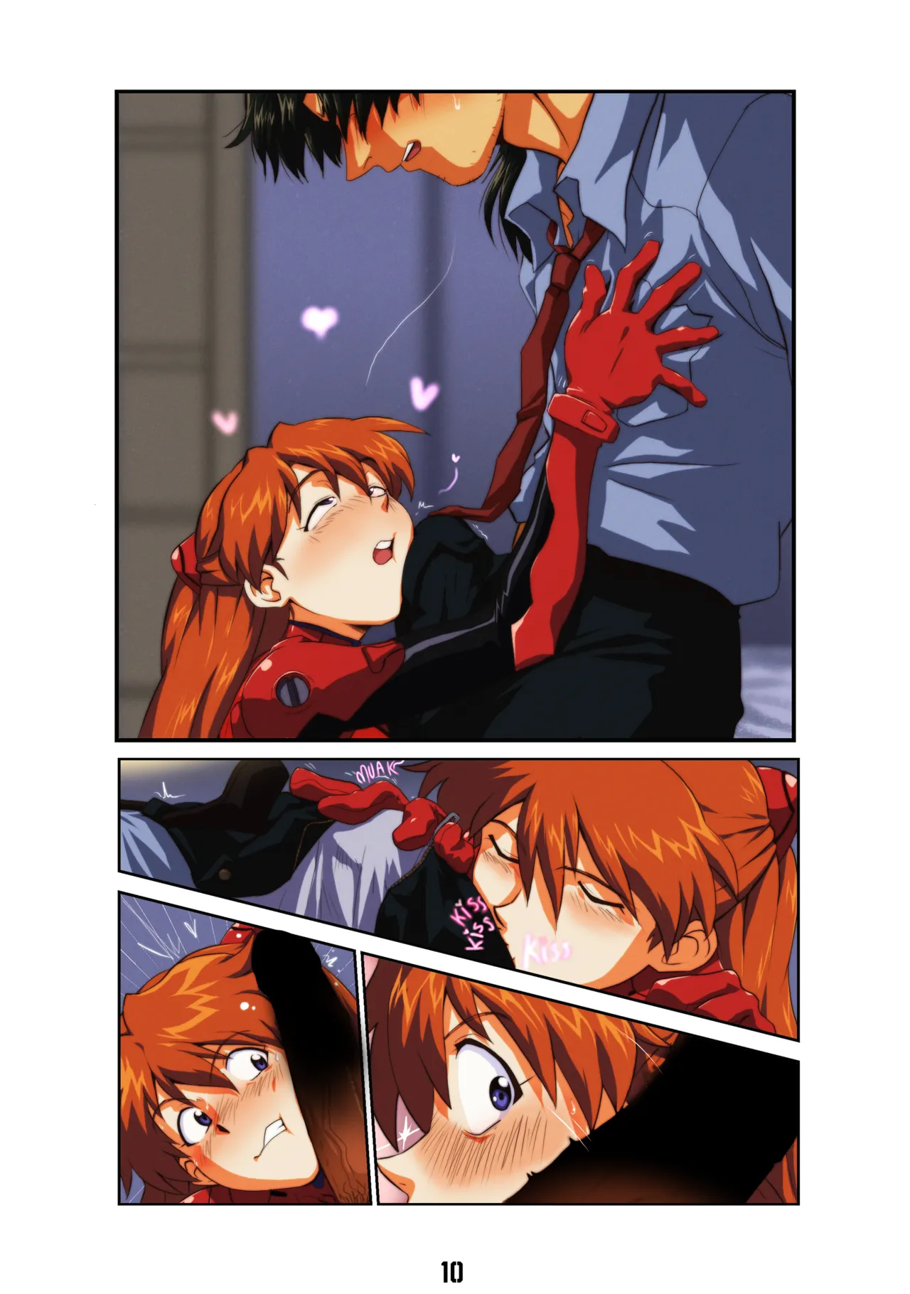 The fox and the watermelon part 1 page 11 featuring ryoji kaji neon genesis evangelion parody - kissing cunnilingus hentai manga - read online free