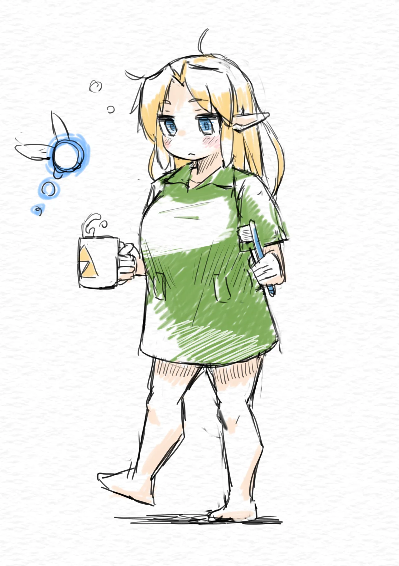 OOT FemLink page 50 featuring link the legend of zelda parody - elf big breasts hentai manga - read online free