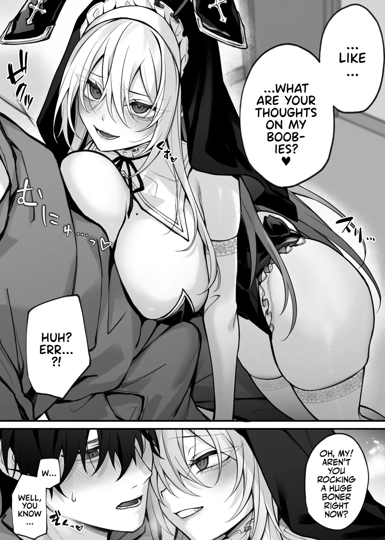 [Niikyuu (Luku)] Imouto no Tomodachi ga Akogare no G-Cup Gal Cosplayer Datta Hanashi | My Little Sister's Friend was my G-Cup Cosplayer Oshi! [English] [Team Rabu2] page 9 original parody - big breasts nun hentai manga - read online free