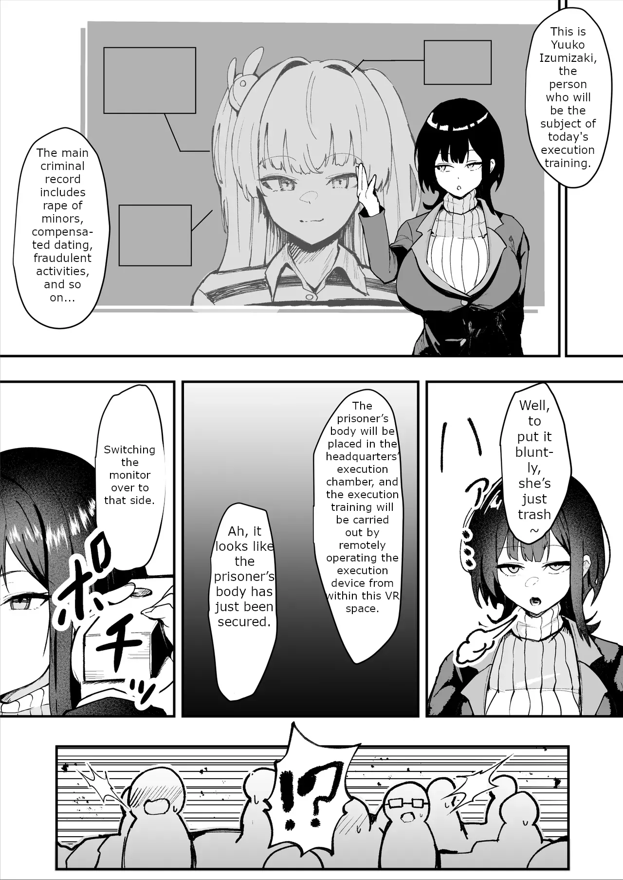 The Story of a Gloomy Execution Officer Who Accidentally Sensation-Blocks Her Own Pussy page 11 original parody - squirting big breasts hentai manga - read online free
