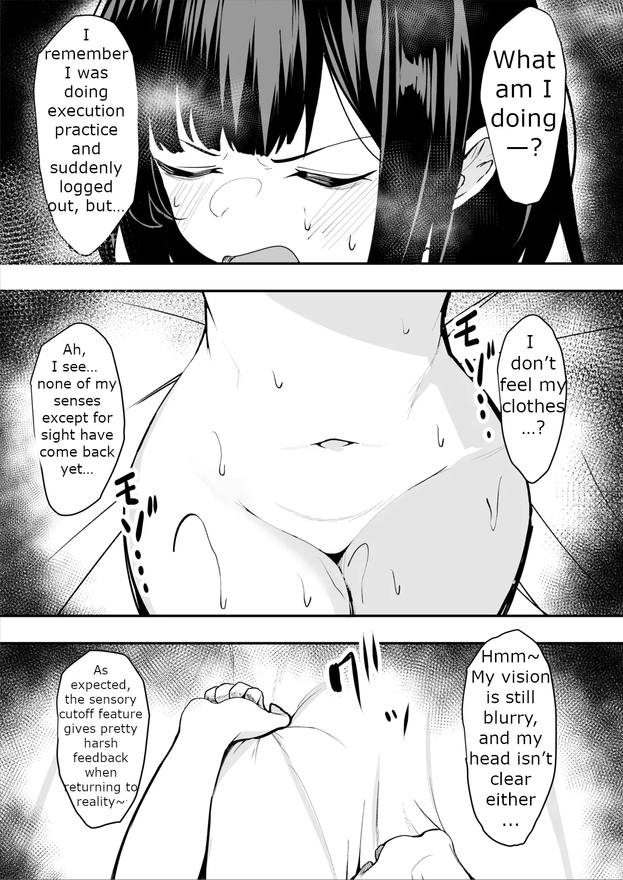 The Story of a Gloomy Execution Officer Who Accidentally Sensation-Blocks Her Own Pussy page 41 original parody - multiple orgasms x-ray hentai manga - read online free