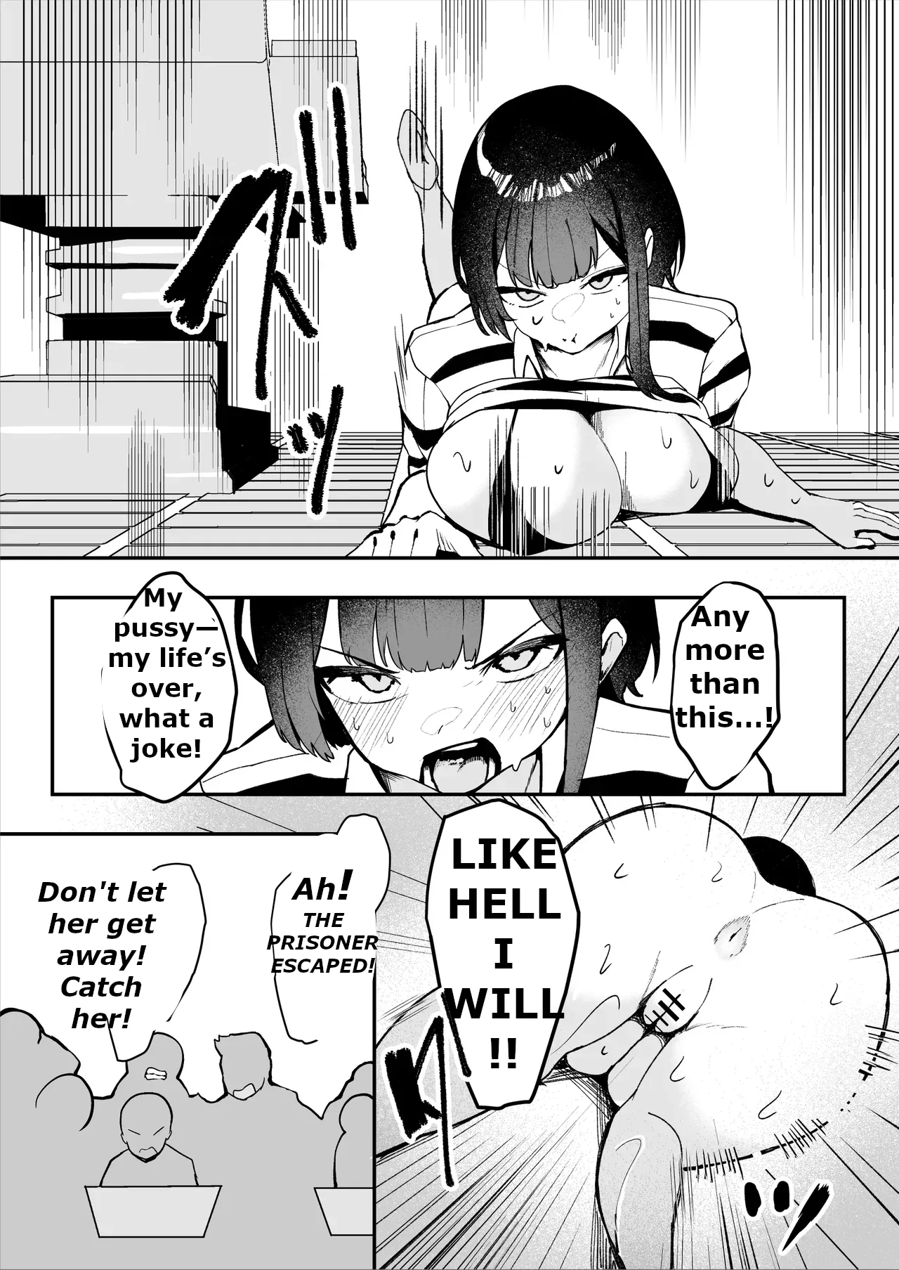The Story of a Gloomy Execution Officer Who Accidentally Sensation-Blocks Her Own Pussy page 54 original parody - multiple orgasms x-ray hentai manga - read online free