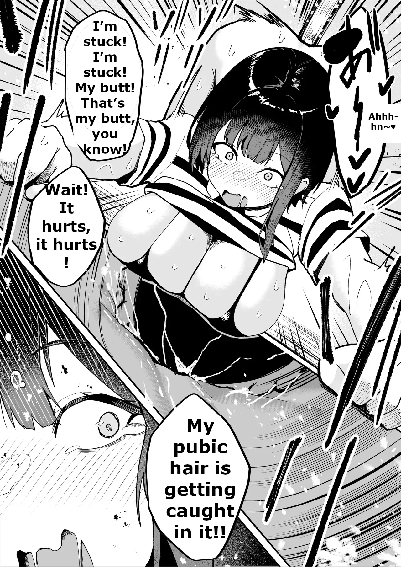 The Story of a Gloomy Execution Officer Who Accidentally Sensation-Blocks Her Own Pussy page 56 original parody - multiple orgasms x-ray hentai manga - read online free