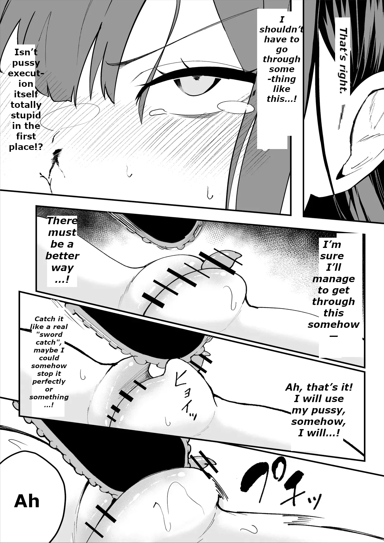 The Story of a Gloomy Execution Officer Who Accidentally Sensation-Blocks Her Own Pussy page 67 original parody - squirting big breasts hentai manga - read online free