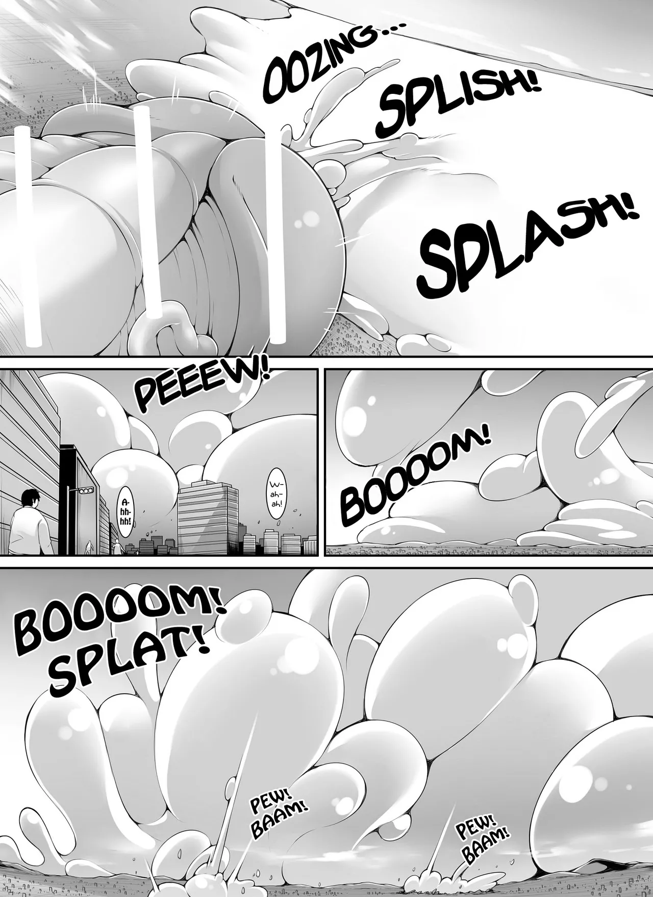 Chou Ookii Uchuujin ga Ojamashimasu | A Grand Gigantic Alien Welcomes Herself In page 29 original parody - big penis stockings hentai manga - read online free