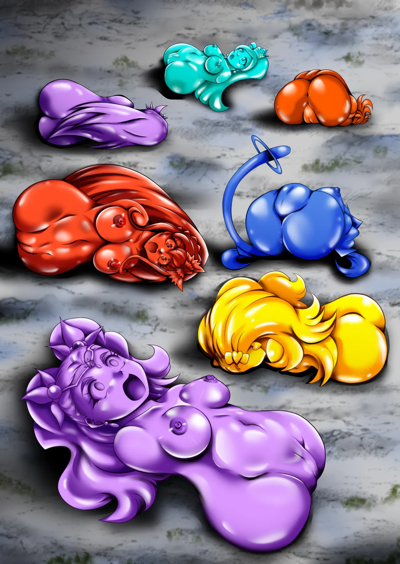 Onahon ★ All Stars EP01 page 136 featuring cure spicy pretty cure parody - futanari transformation hentai manga - read online free