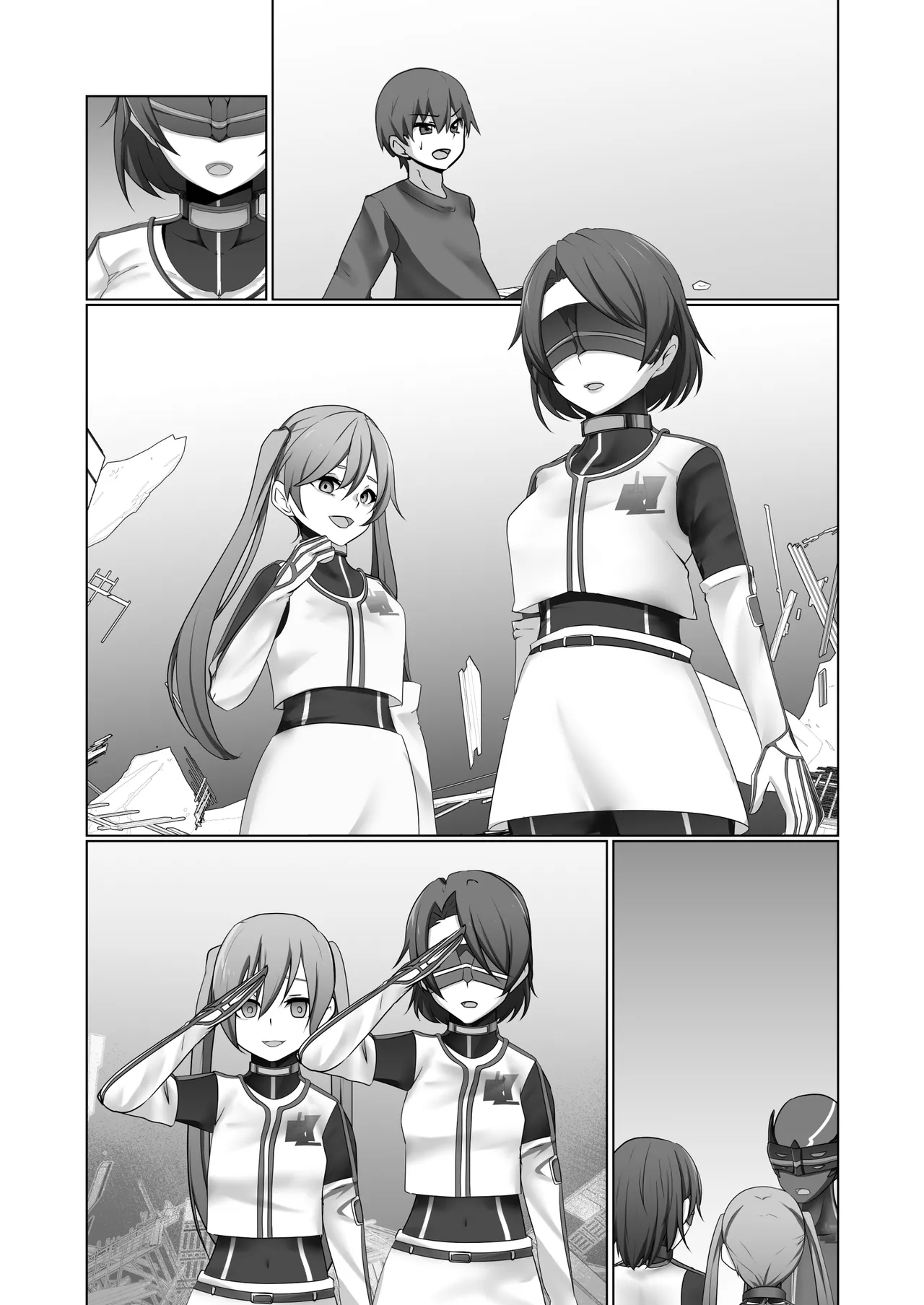 Aku no Hana Vol.4 Skeb+α page 132 original parody - kissing transformation hentai manga - read online free