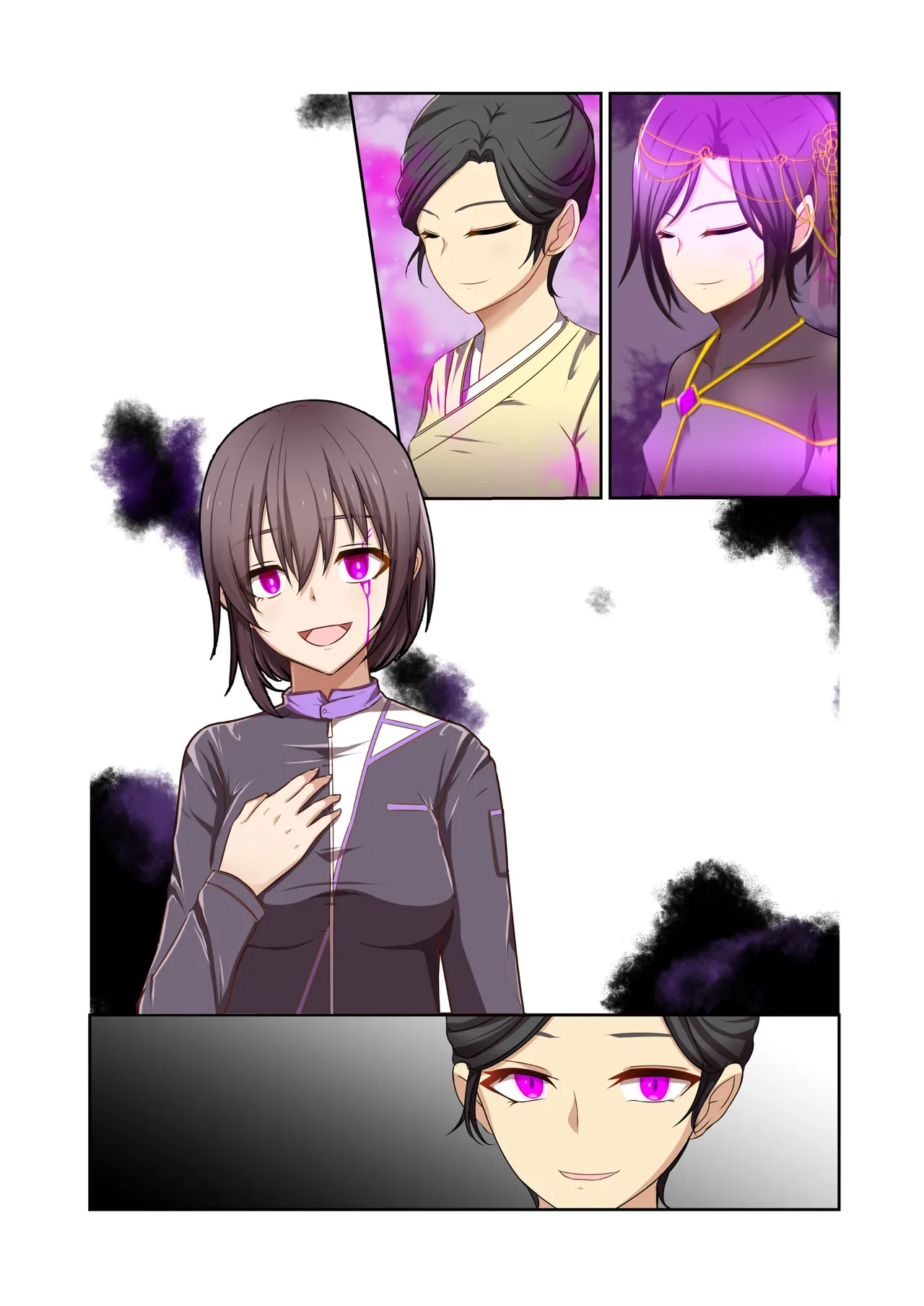 Aku no Hana Vol.4 Skeb+α page 74 original parody - kissing transformation hentai manga - read online free