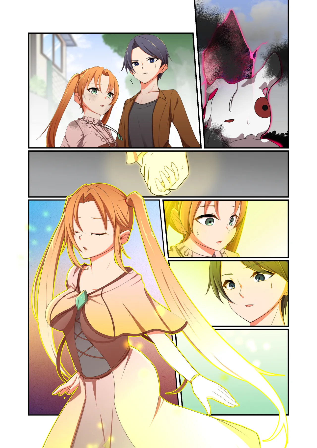 Aku no Hana Vol.4 Skeb+α page 77 original parody - kissing transformation hentai manga - read online free