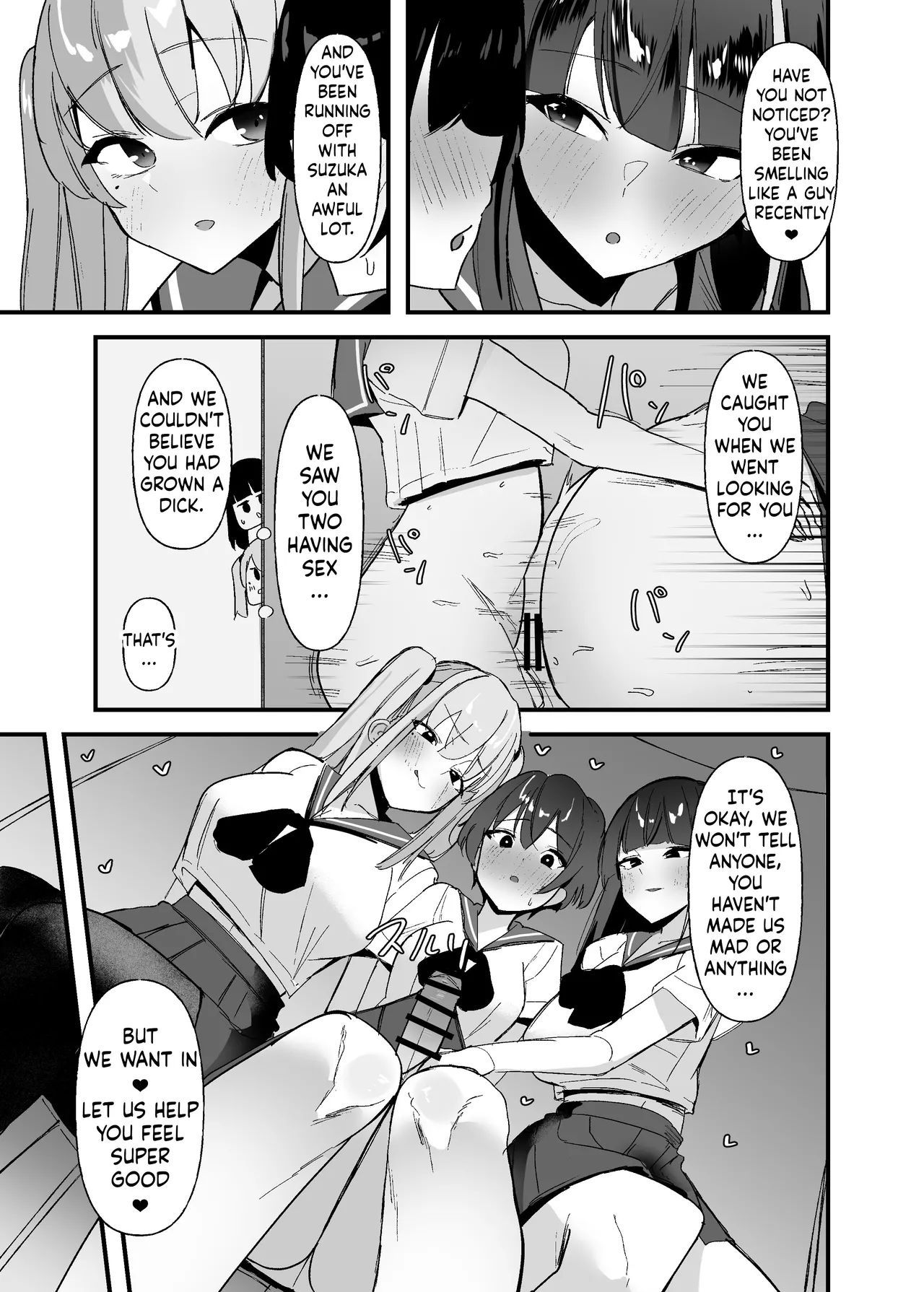 Futanari-chan wa Bokki shitakunai! page 18 original parody - beauty mark big breasts hentai manga - read online free