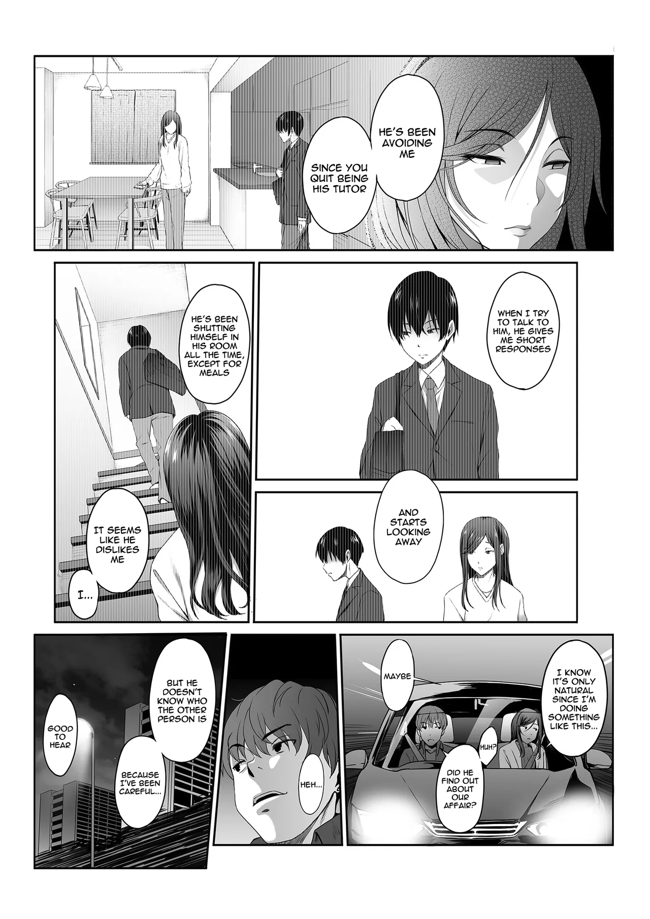 [Yareba Dekiru Ko.] Hitozuma Omocha -Danna ni mo, Musuko ni mo Mesetsukete, Keibetsusaretai- | Married Woman Toy - I want to be despised by my husband and son [English] [meganekun_tl] page 12 original parody - nakadashi mosaic censorship hentai manga - read online free