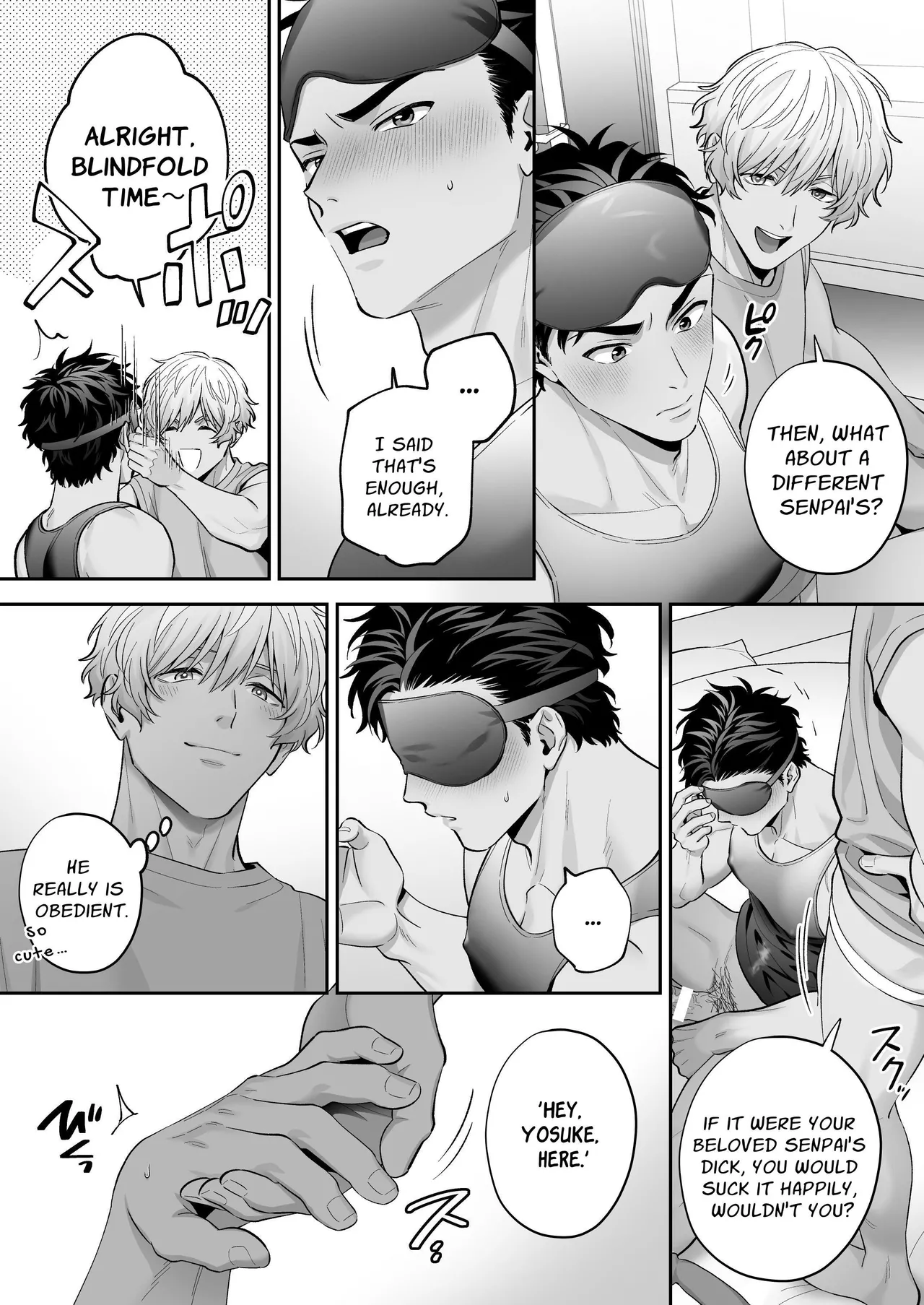 Shiro-Kuro Sex: page 64 original parody - pegging anal hentai manga - read online free