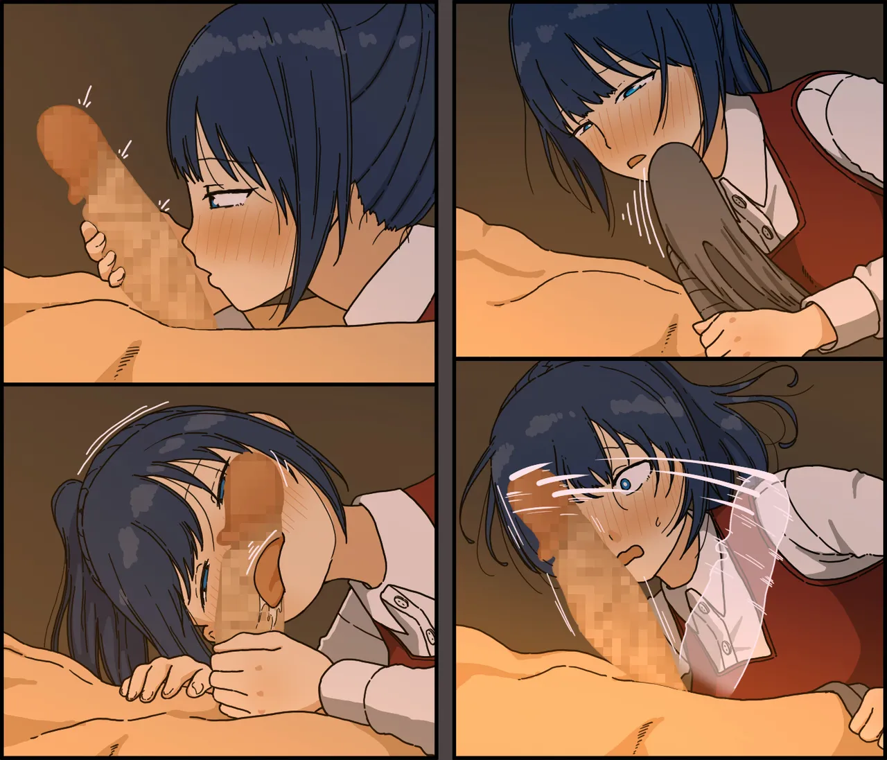 Kaijushi Sera Inkei ni Ochiru page 101 original parody - sweating kissing hentai manga - read online free