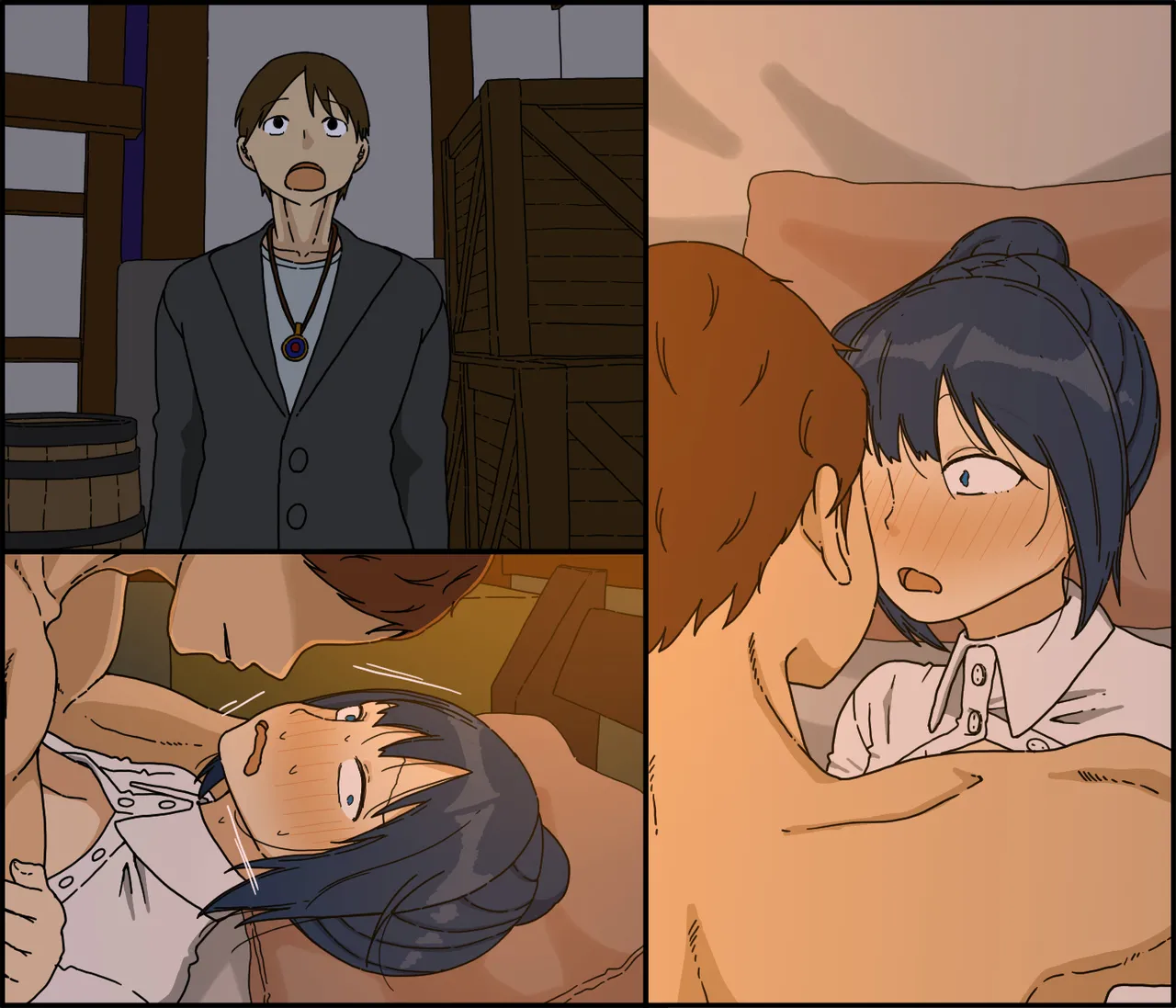 Kaijushi Sera Inkei ni Ochiru page 122 original parody - sweating kissing hentai manga - read online free