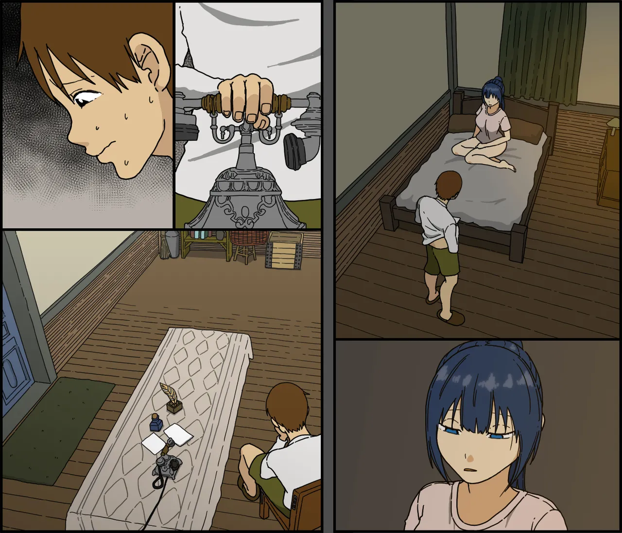 Kaijushi Sera Inkei ni Ochiru page 77 original parody - sweating kissing hentai manga - read online free