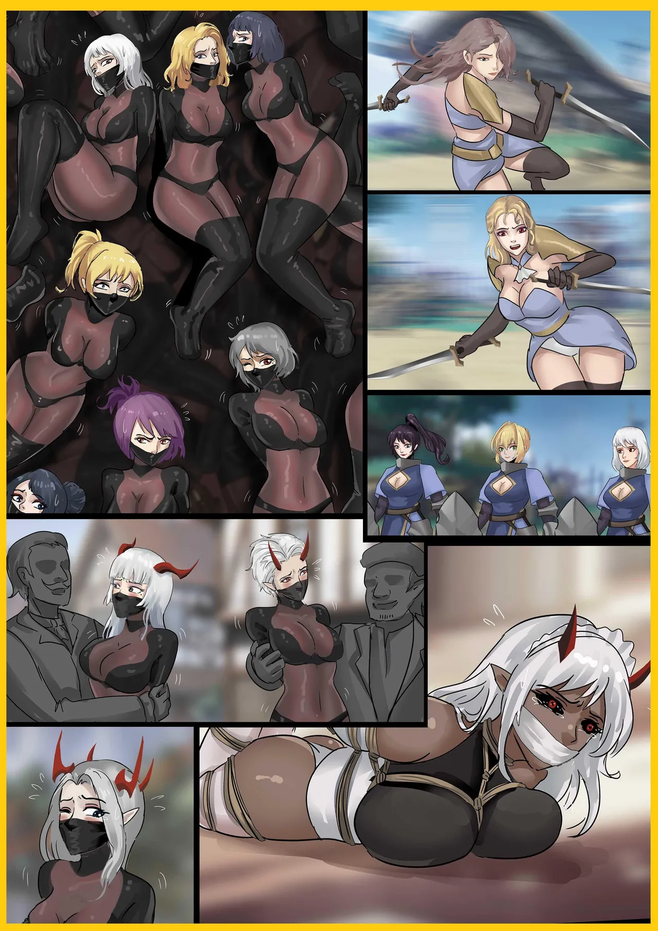 [King] 强大魔王中陷阱-帝国篇 01-03 page 28 original parody - pantyhose bondage hentai manga - read online free