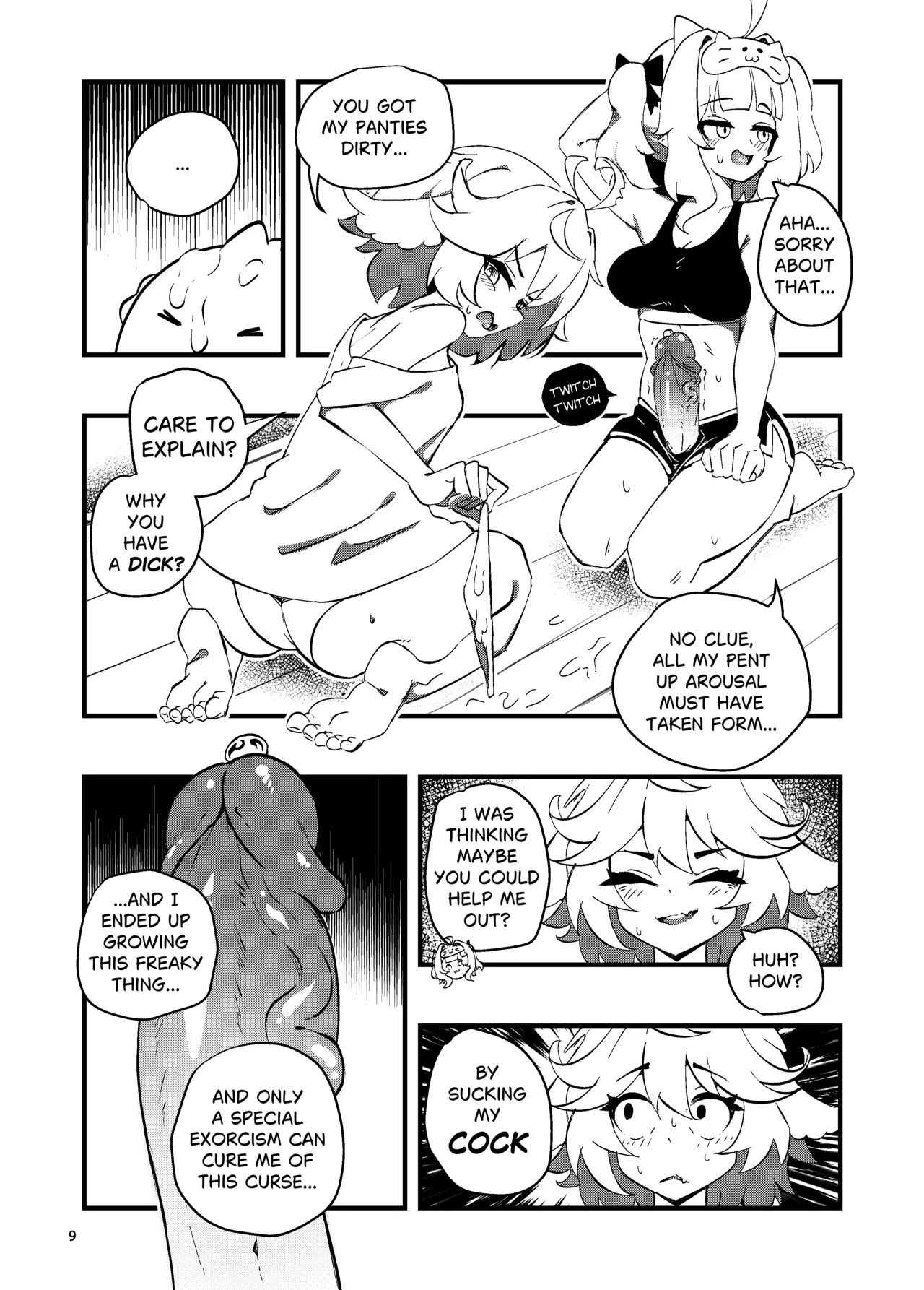 Freak Fantome's Sexorcist page 10 featuring dokibird - futanari uncensored hentai manga - read online free