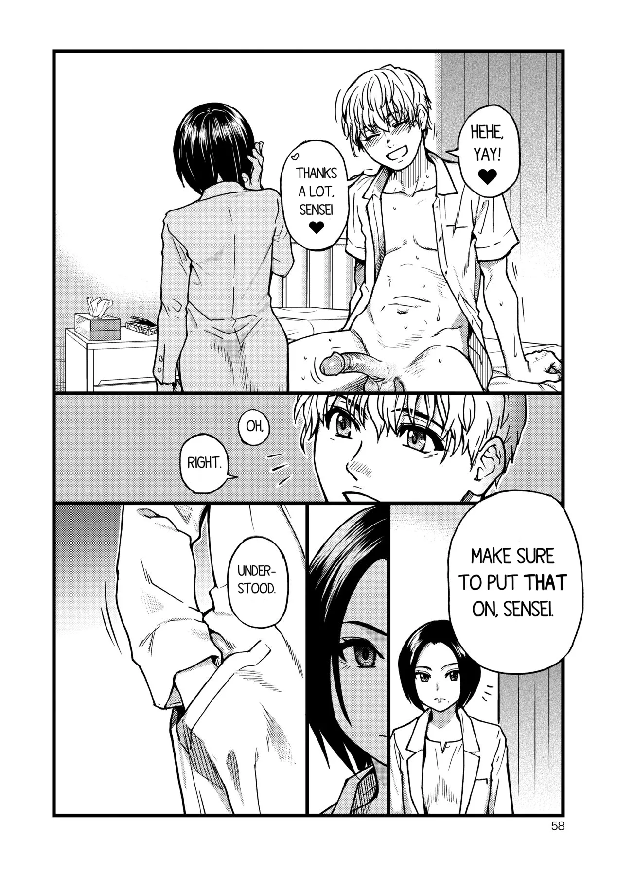 Boku no Seieki de Honpuku Kaiyu!! page 61 - milf sweating hentai manga - read online free