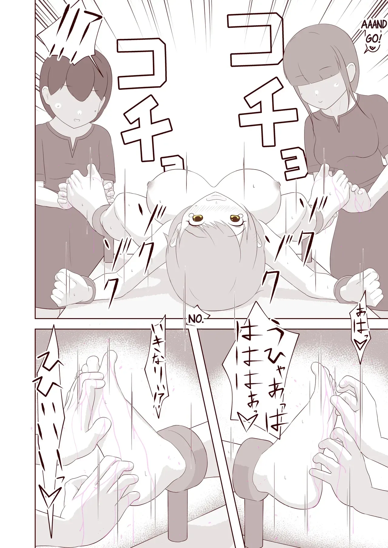 I want to have the soles of my feet tickled! page 19 original parody - rough translation yuri hentai manga - read online free