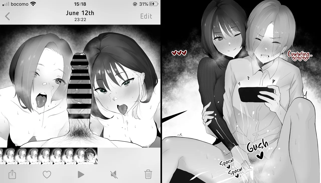 As Lesbians Whose Sex Life is in a Slump and are in Need of New Stimulation, is it Okay for the Scent of Cock to Awaken our Female Instincts? page 17 original parody - sole male nakadashi hentai manga - read online free