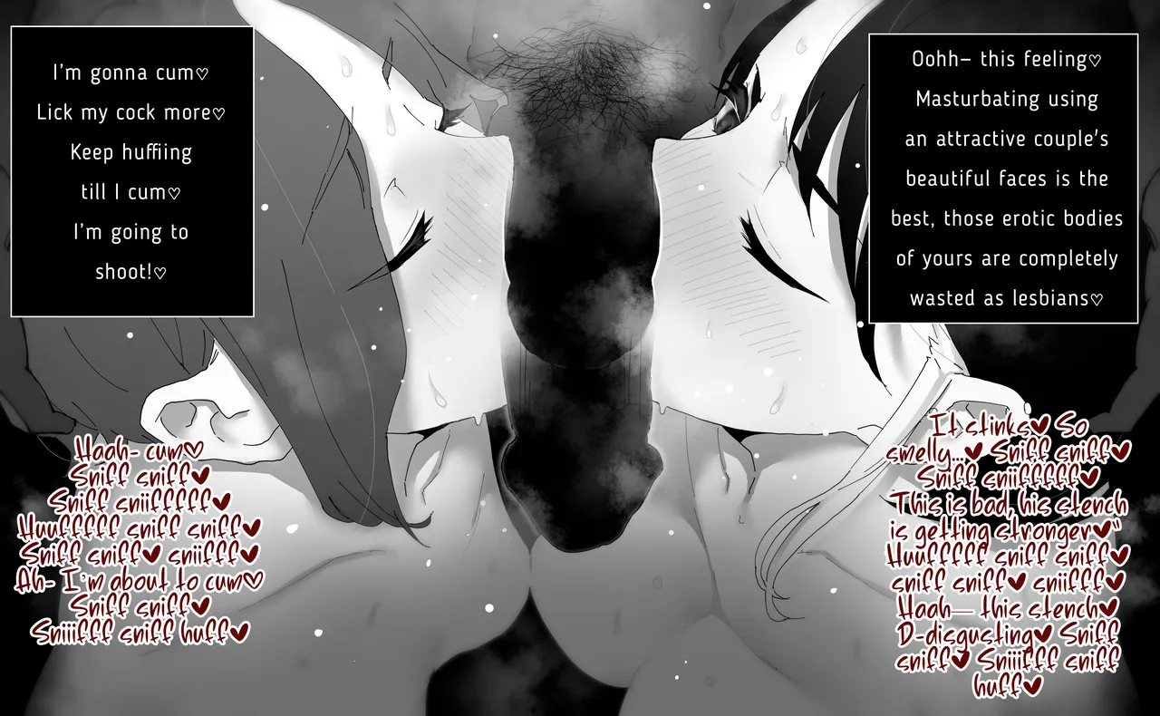 As Lesbians Whose Sex Life is in a Slump and are in Need of New Stimulation, is it Okay for the Scent of Cock to Awaken our Female Instincts? page 36 original parody - sole male nakadashi hentai manga - read online free