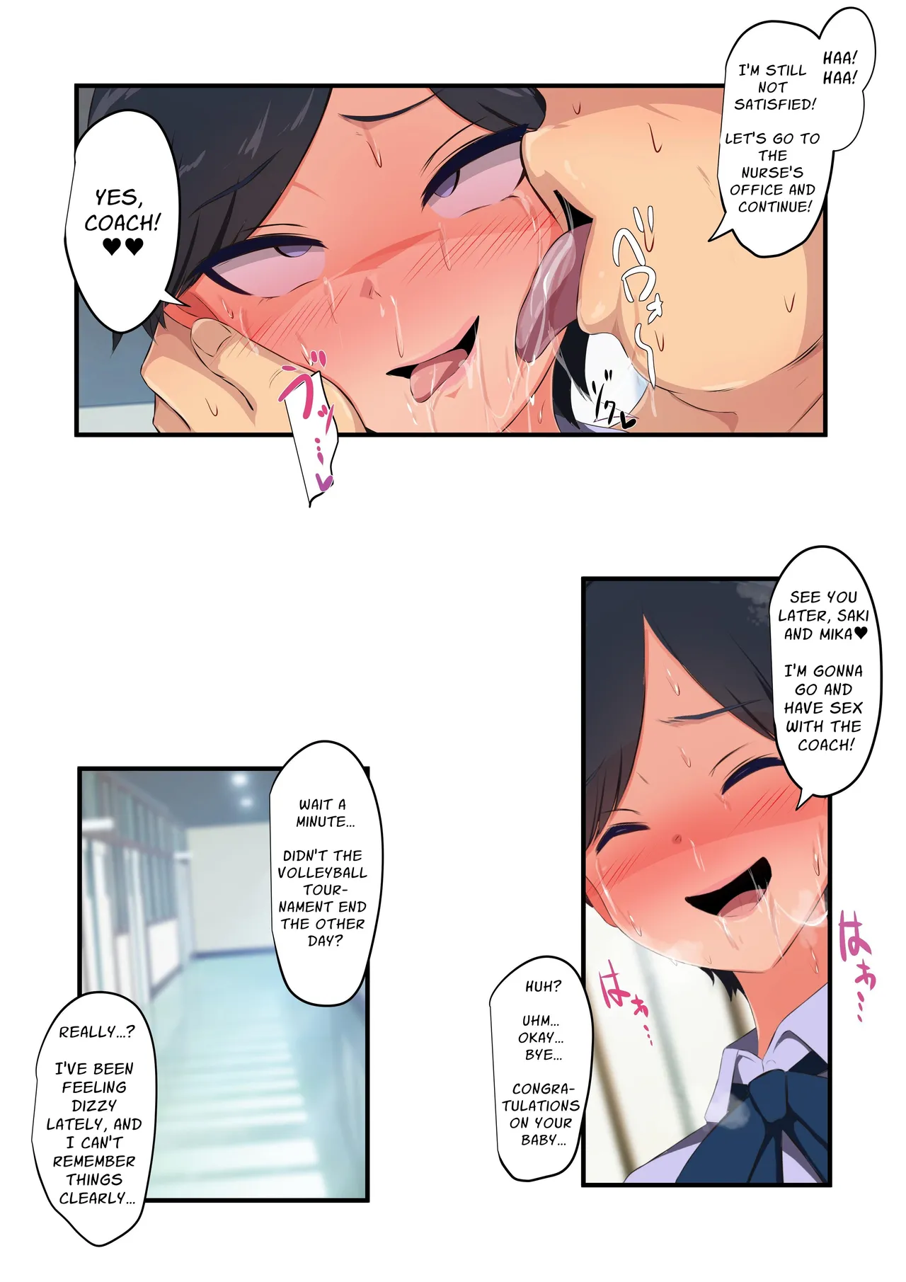 Volleyball Team's Passionate & Sweaty Copulation Guidance page 69 - nakadashi full color hentai manga - read online free