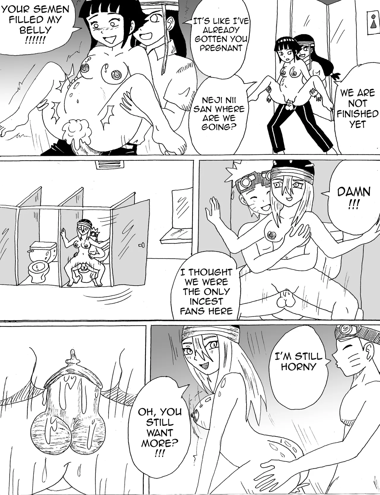Humping Hyuga 9.5 page 11 featuring neji hyuga naruto parody - nakadashi multi-work series hentai manga - read online free