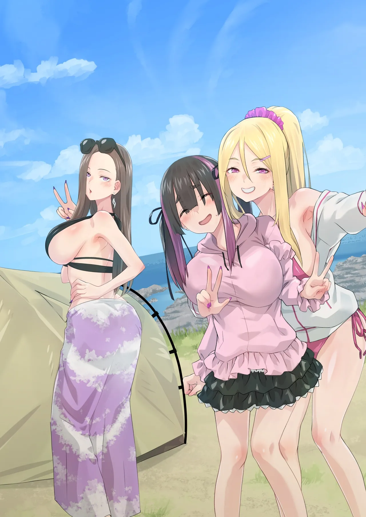 Gal Camp v page 84 original parody - sole male nakadashi hentai manga - read online free