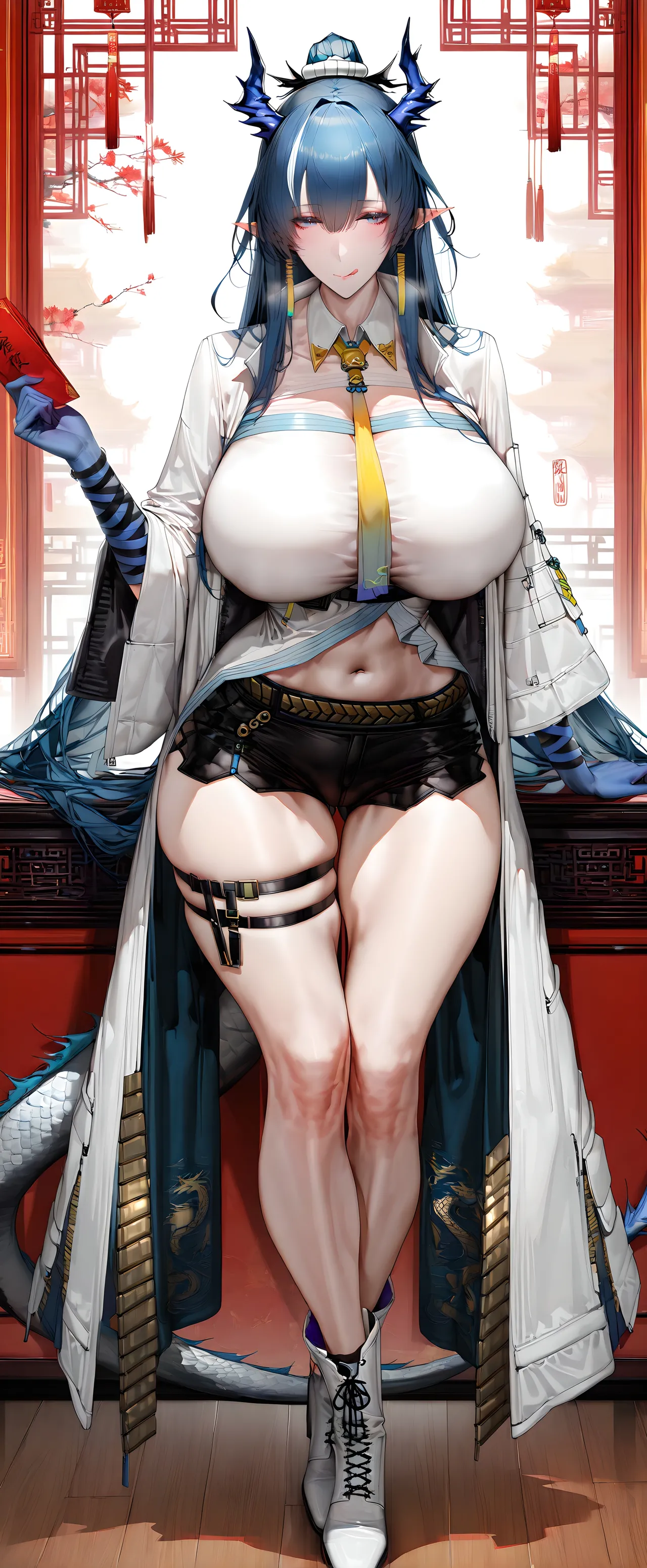 2025 新年快乐丨Happy New Year丨謹賀新年 巨乳加大分 jrjdf ai generated page 274 arknights parody - big breasts huge breasts hentai manga - read online free