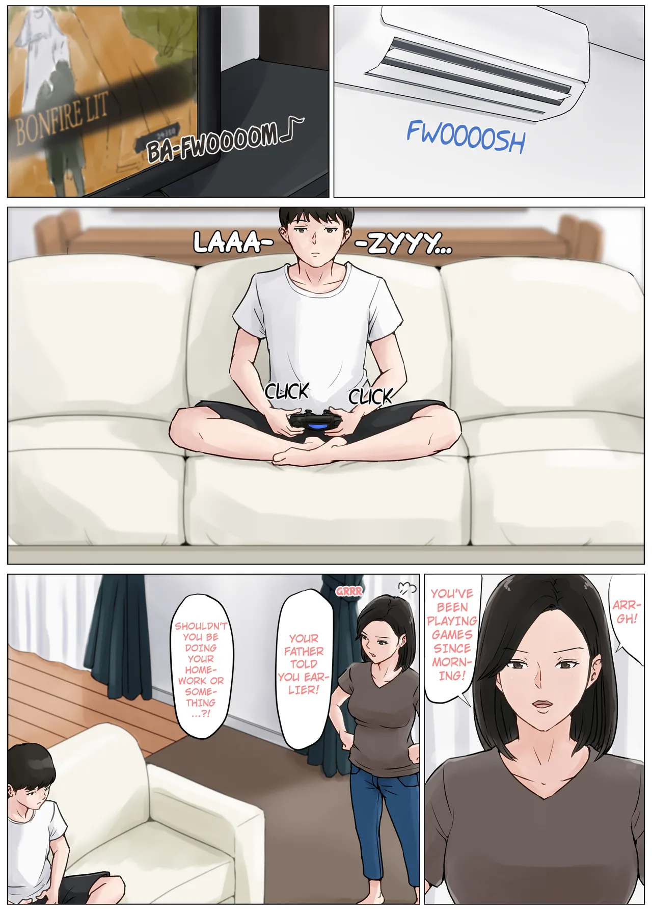 [Horsetail] Kaa-san Janakya Dame Nanda!! 3 ~Natsuyasumi Zenpen~ | Mother and No Other!! 3 ~Summer Holiday First Part~ [No Transparency] [English] page 14 original parody - sole female sole male hentai manga - read online free