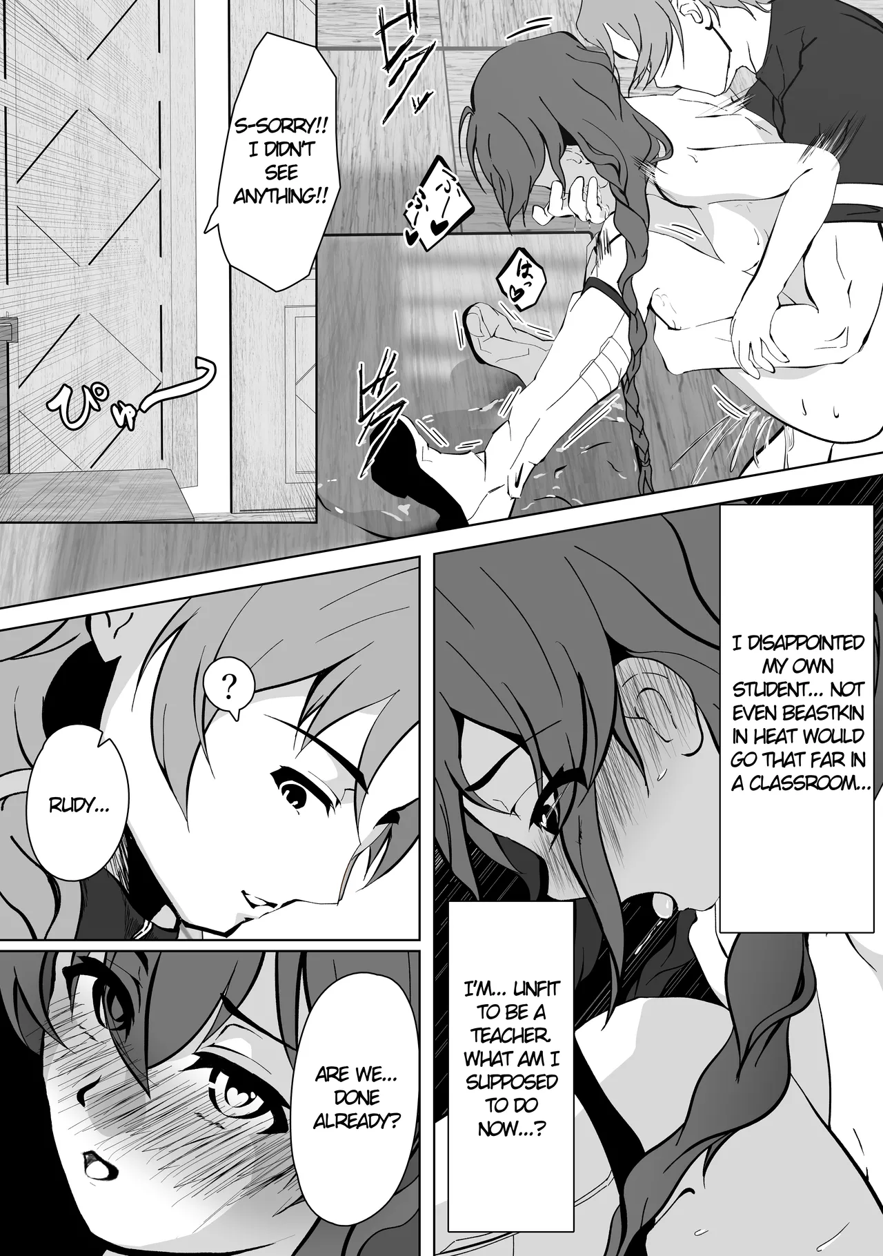 Aoi Haru no Sono de page 30 featuring roxy migurdia mushoku tensei parody - rough translation hentai manga - read online free