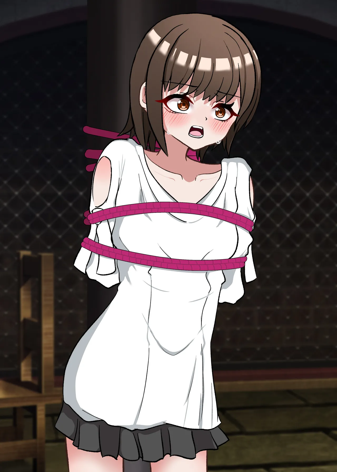 Tensei shitara soku kinbaku dorei ni otosarete tsunde shimaimashita page 37 original parody - big breasts gag hentai manga - read online free