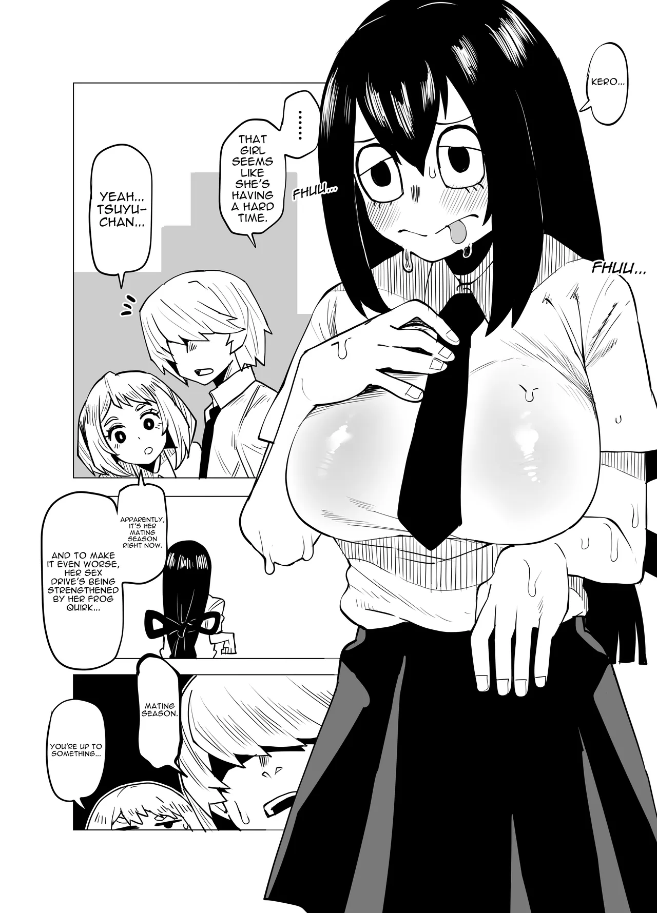 Teisou Gyakuten no Hero Academia | Inverted Morality Hero Academia page 61 featuring tsuyu asui my hero academia parody - milf unusual teeth hentai manga - read online free