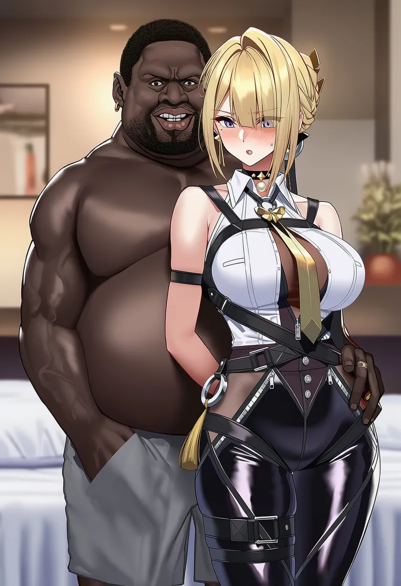 Evelyn Chevalier x BBC page 83 featuring evelyn chevalier zenless zone zero parody - kissing big breasts hentai manga - read online free