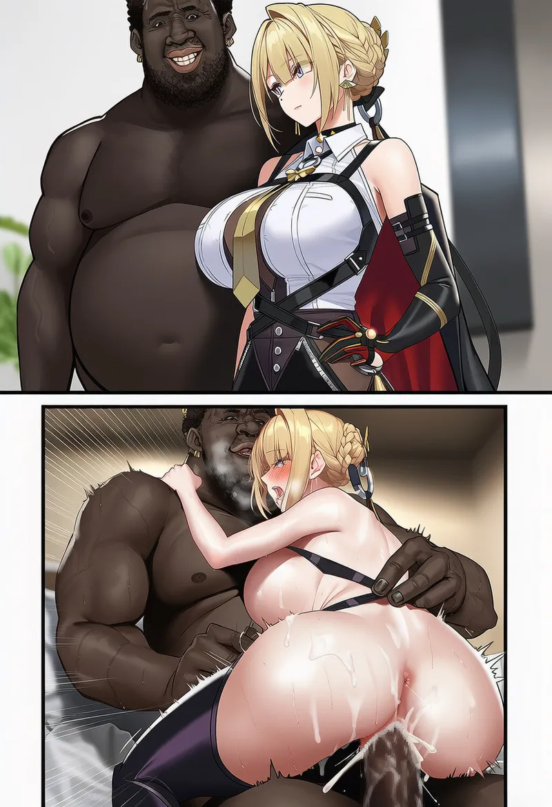 Evelyn Chevalier x BBC page 97 featuring evelyn chevalier zenless zone zero parody - kissing big breasts hentai manga - read online free