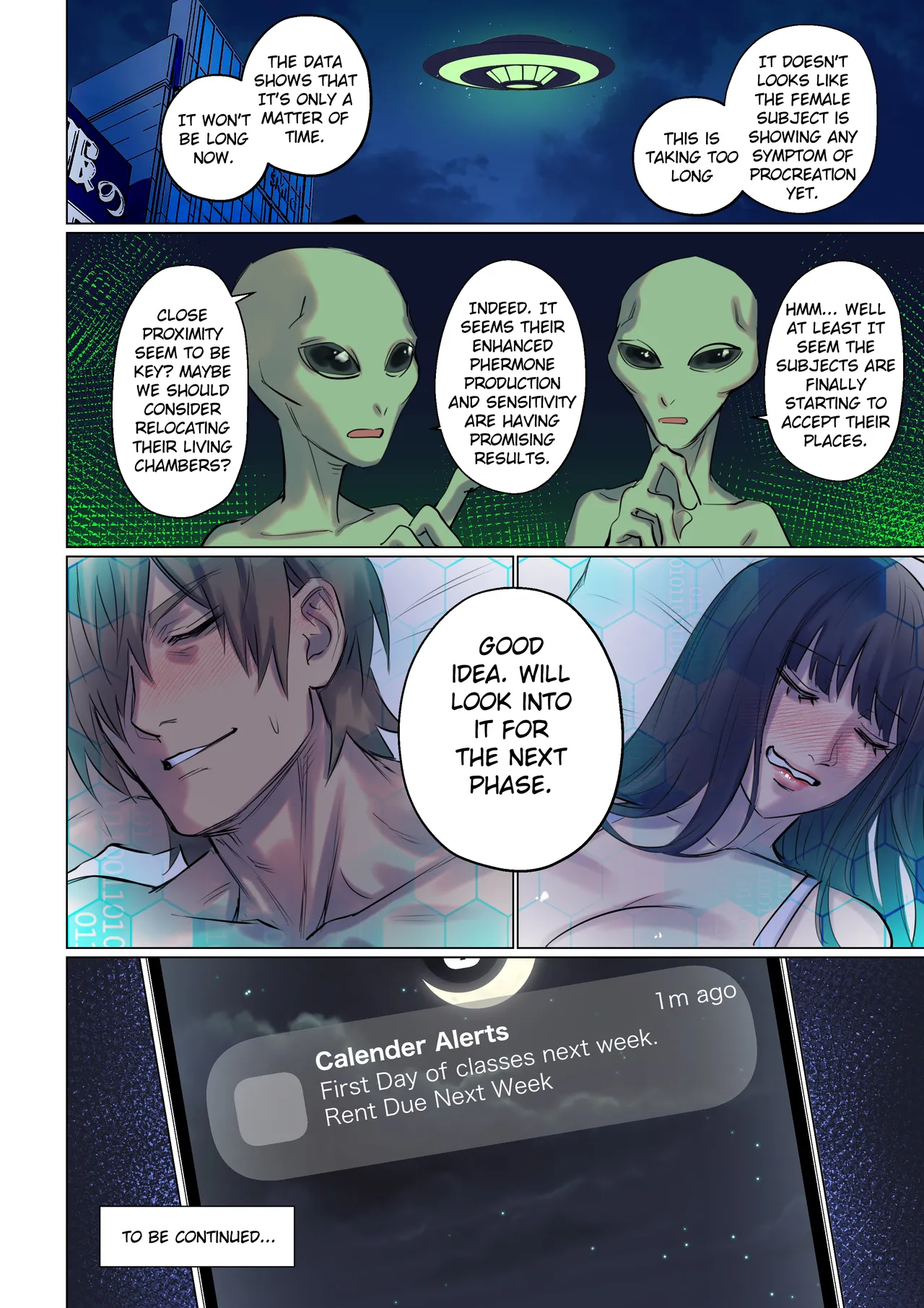 Alien abduction page 132 original parody - swimsuit bikini hentai manga - read online free