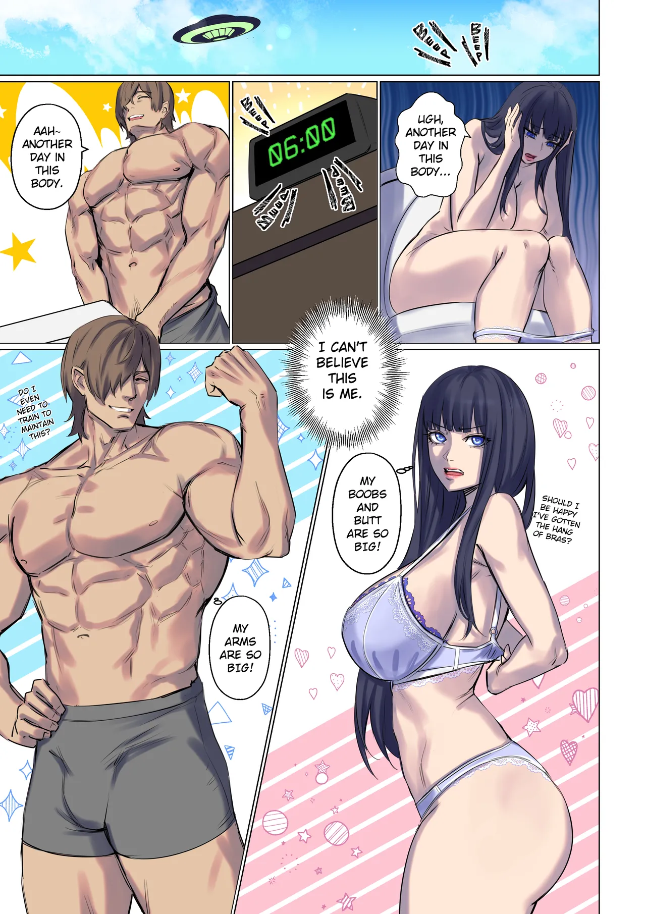 Alien abduction page 77 original parody - kissing big breasts hentai manga - read online free