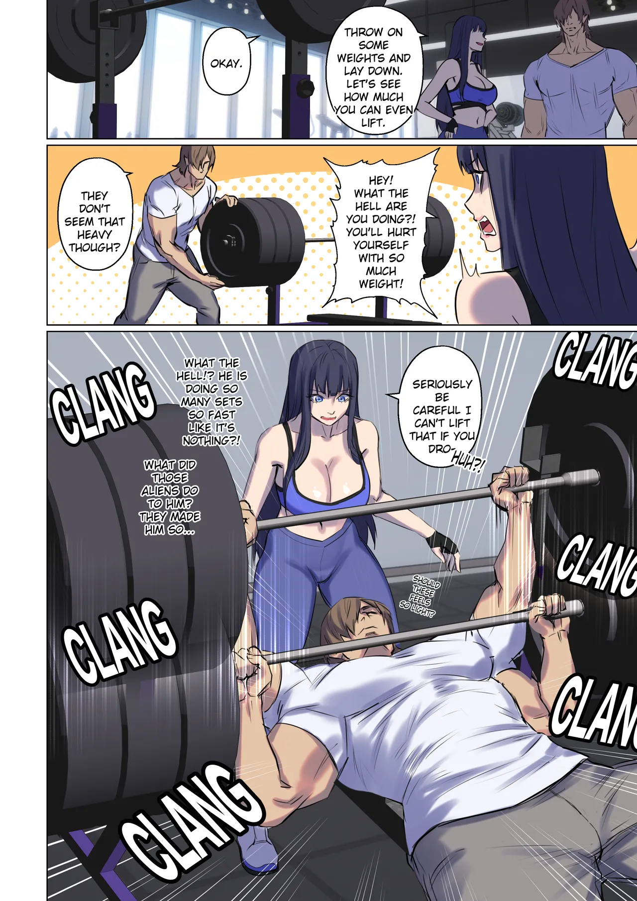 Alien abduction page 92 original parody - kissing big breasts hentai manga - read online free